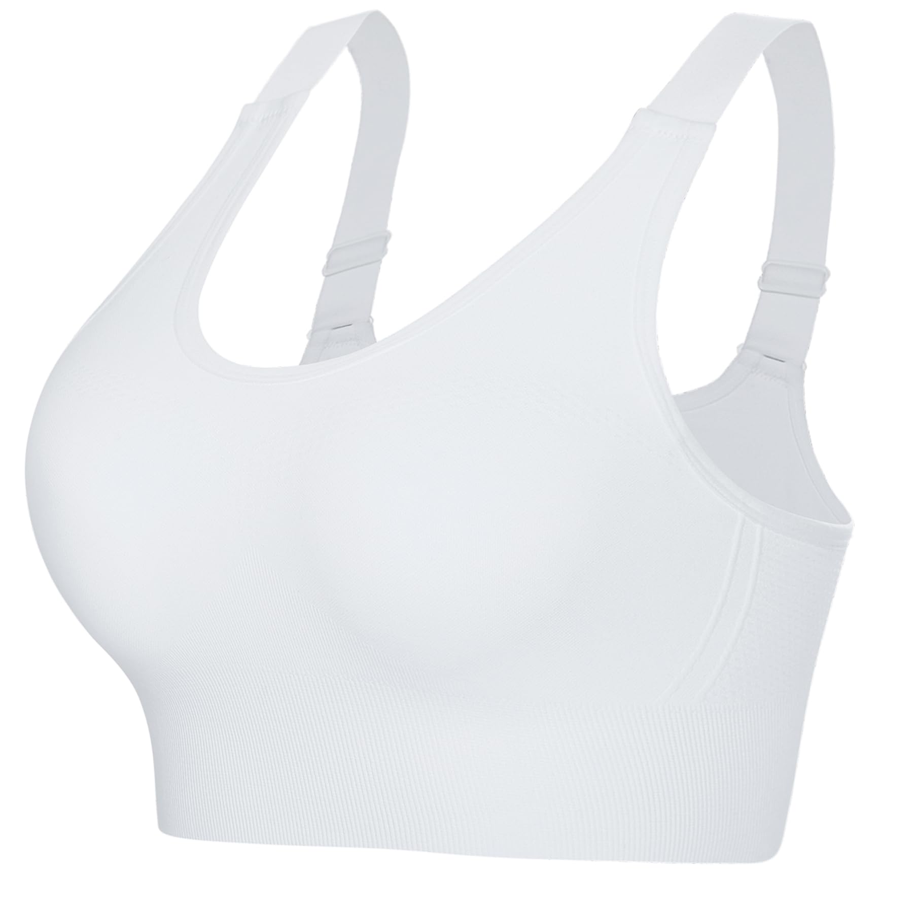Leversic Sport-BH Damen Hoher Halt Push-Up Breite Träger Ohne Bügel | Hoher Halt & Push-Up ohne Bügel. Breitere Komfort-Träger. Ideal für Gym, Fitness, Laufen und Training.