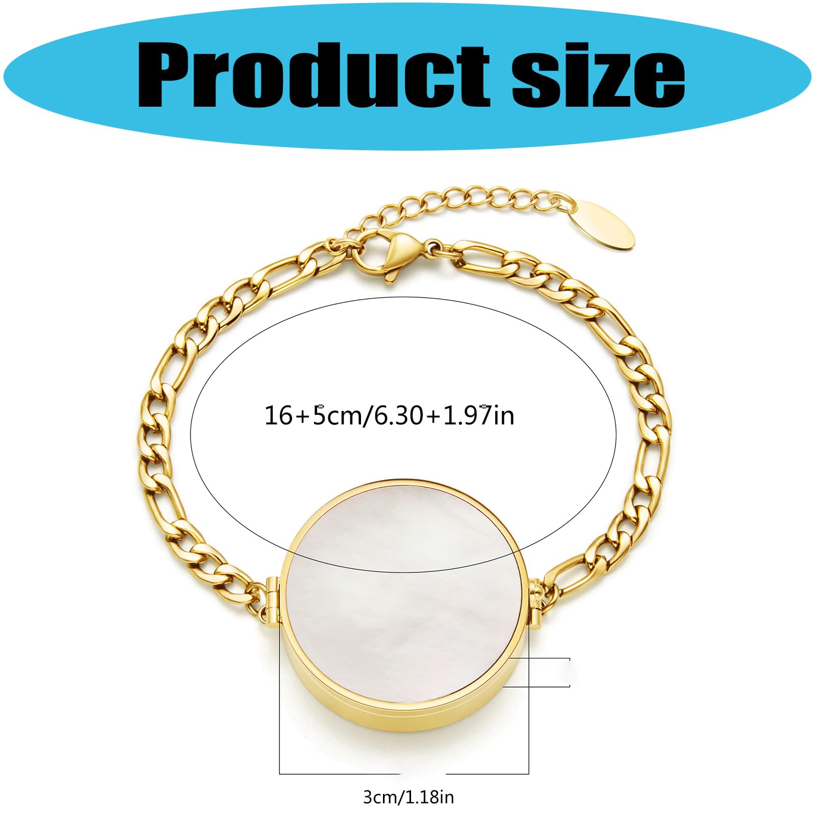 Sicheres, allergiebeständiges Edelstahl Lippenstift Armband für empfindliche Haut, konform mit internationalen Standards, Make up