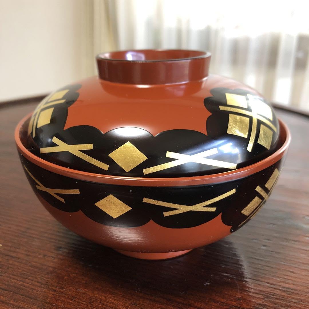 蓋付きお椀　お吸い物碗　漆器　20客セット　お正月　お祝い　赤色 楽天市場】【クーポン配布中】千筋 小吸物椀 蓋付き 7.5cm 根来