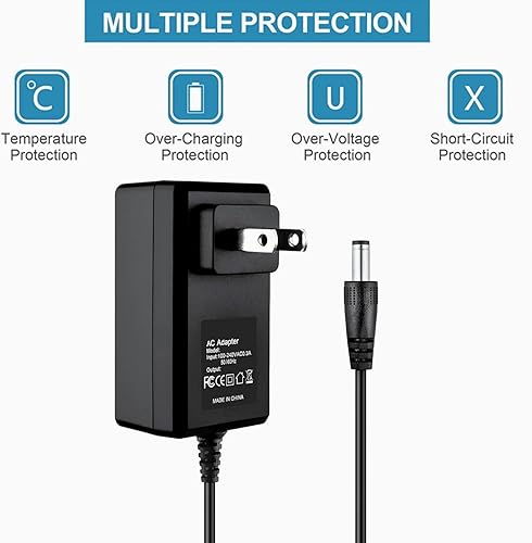 Miniatura 3 de Cargador adaptador de CA DC para Netgear Nighthawk AC1750 R6400v2 Dual Band Gigabit WiFi Router Cable de fuente de alimentación Fuente de