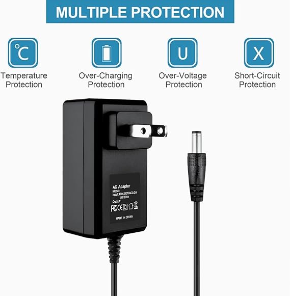 AC/DC Adapter for Wowgo Vacuum S108, for Oraimo OSV-102, for TOPPIN TPVC001 S1 TPVC002 S2 Cordless Vacuum