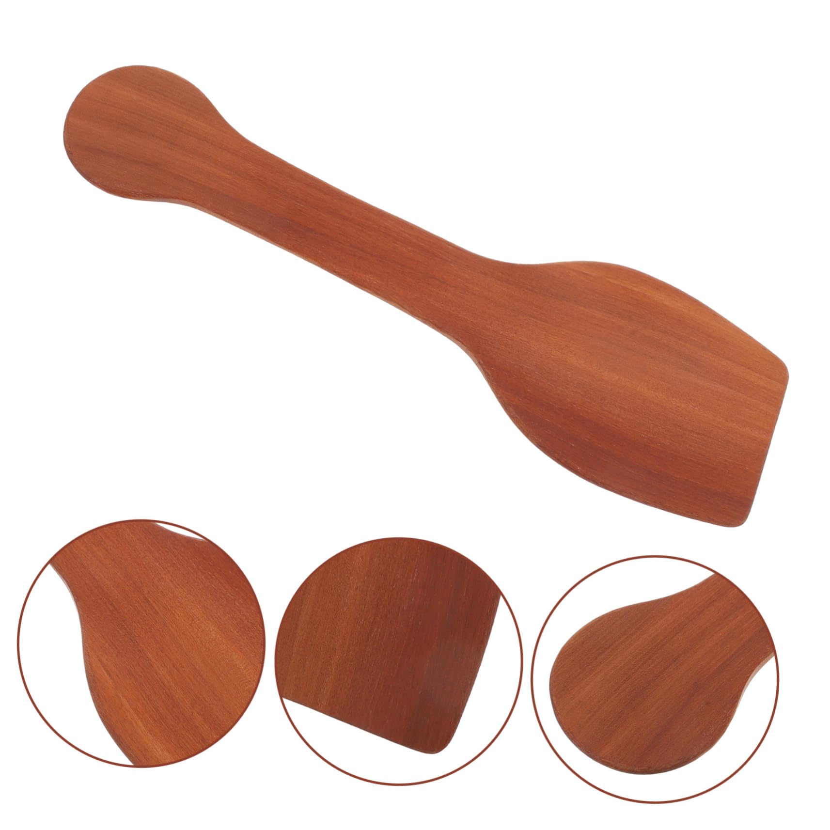 Anneome Herramienta para Modelado de Arcilla y Madera Marrón, Paleta de Arcilla de Madera Fácil de Manejar para Artesanía y Modelado