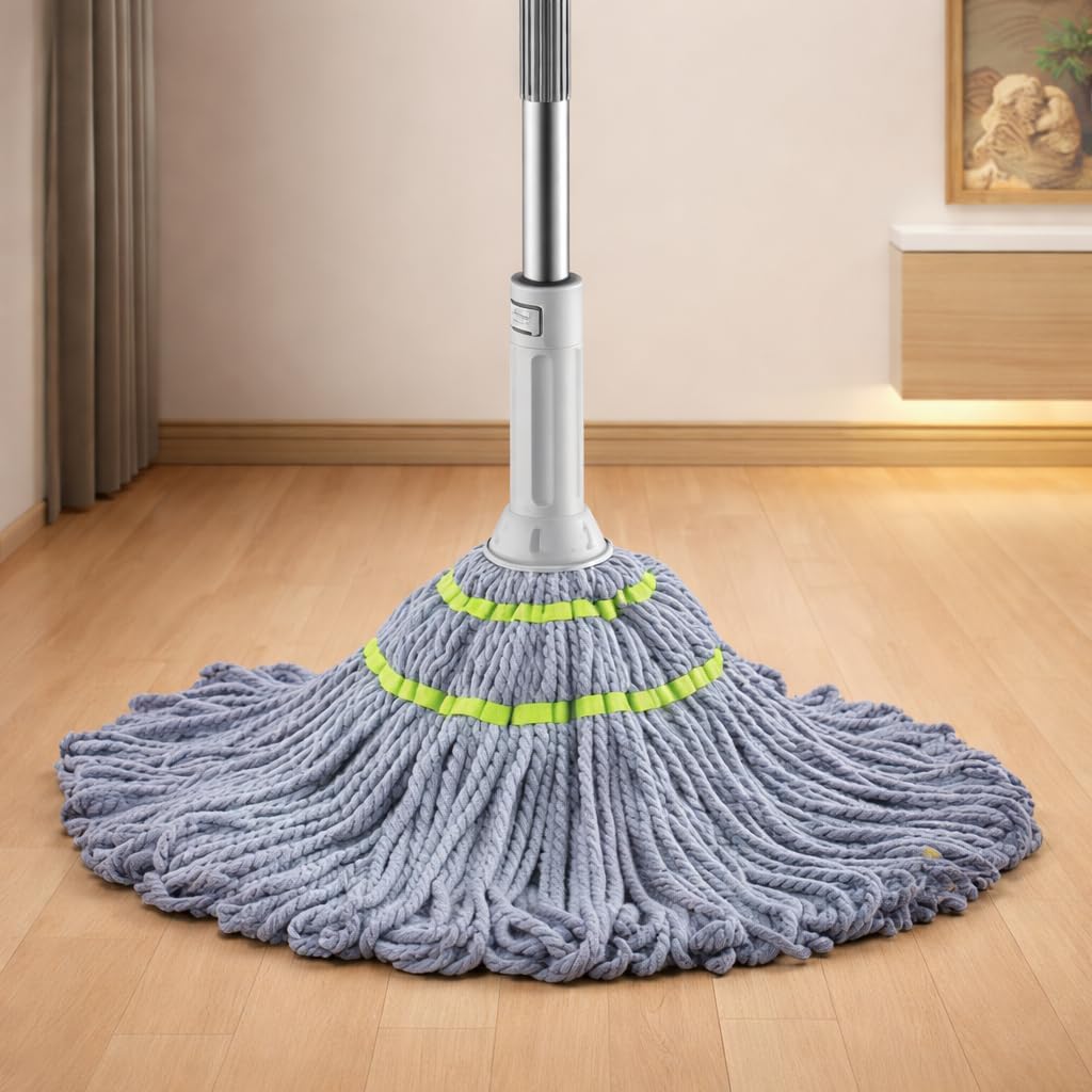 Microfiber Twist Mop for Floor Cleaning, Squeeze Twist Mop Stick, Durable Dust Easy to Use Floor Cleaner, Effective for Hardwood, Tile, and Laminate (Pack of 1)-image-29