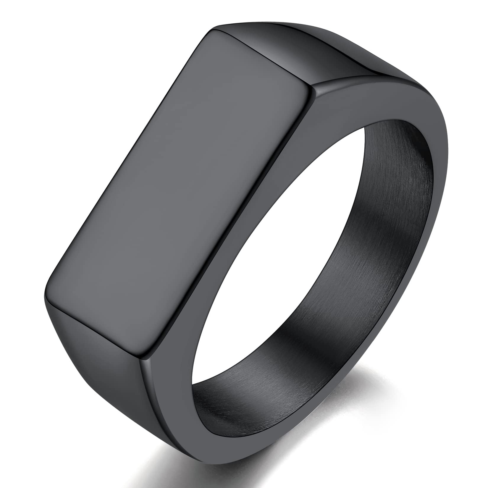 MAGIIE Anillos Hombre,Acero inoxidable,Anillos Hombre Acero inoxidable,Vintage clásico Anillos de Hombre,Anillo Hombre Punk Biker