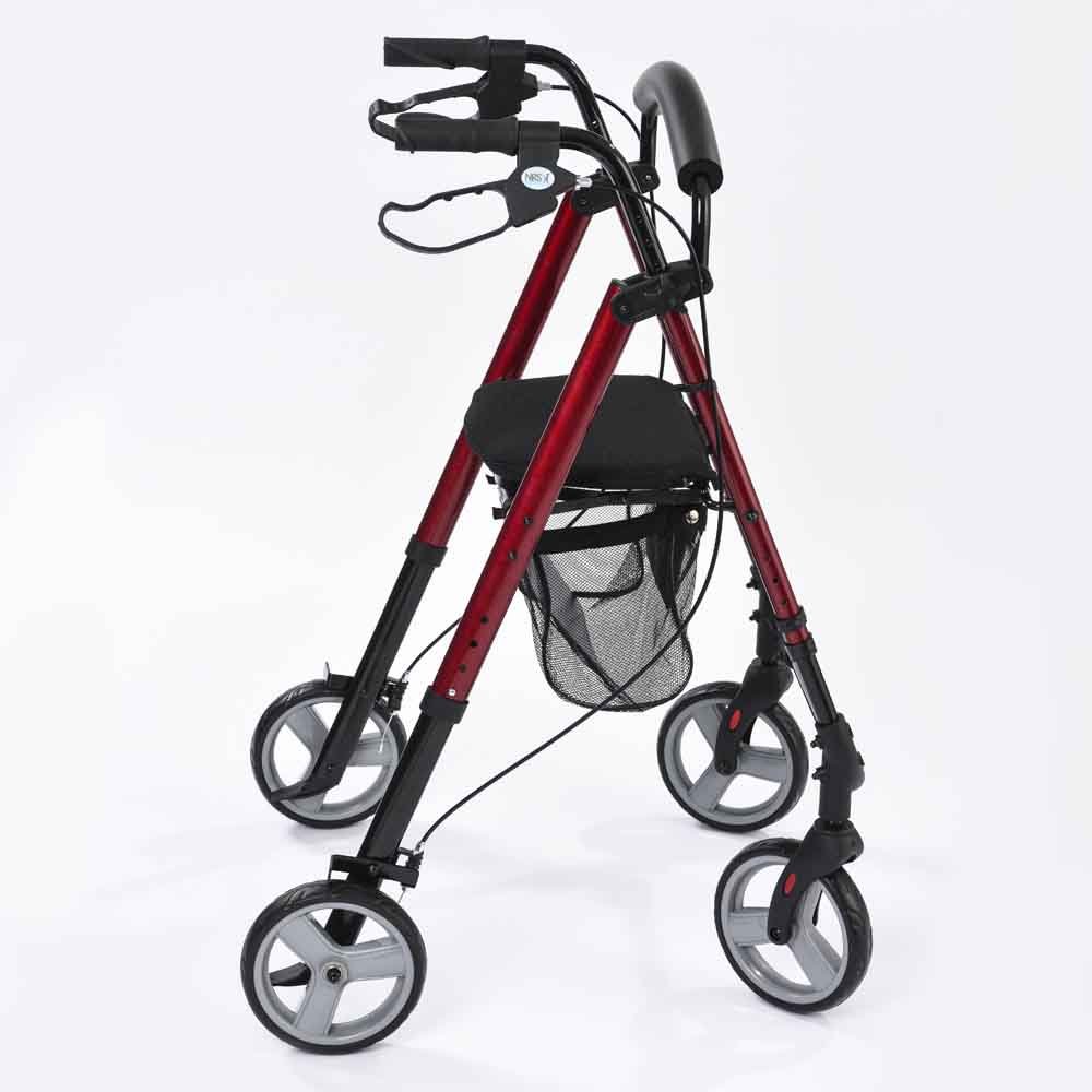 NRS Healthcare M87719 - Andador de cuatro ruedas ligero
