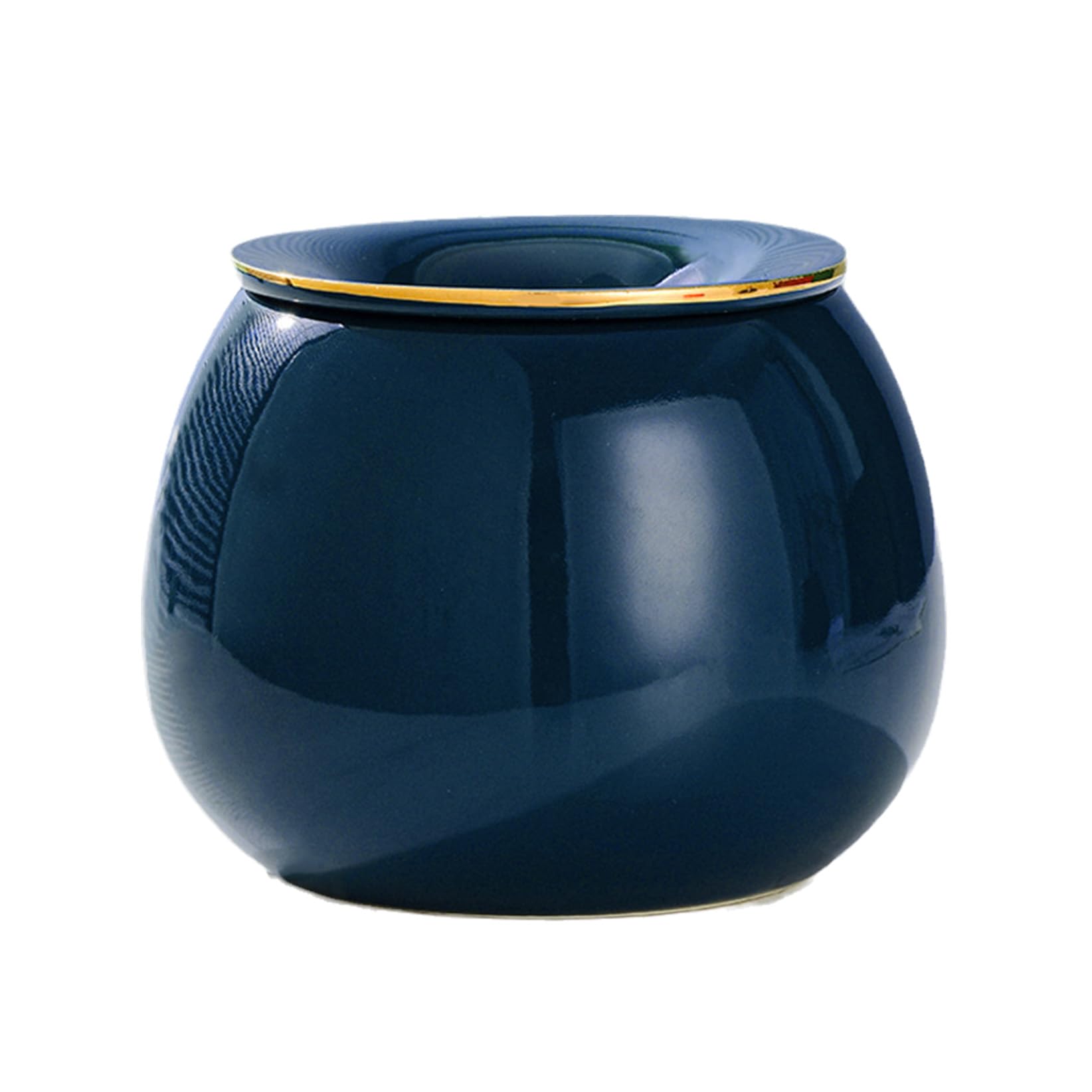 Ashtray Ceramic Outdoor With Lid Home for Cigarettes,Waterproof,Cigar Ash Holder for Smoker,Decorative Smoking Ash Tray for Home