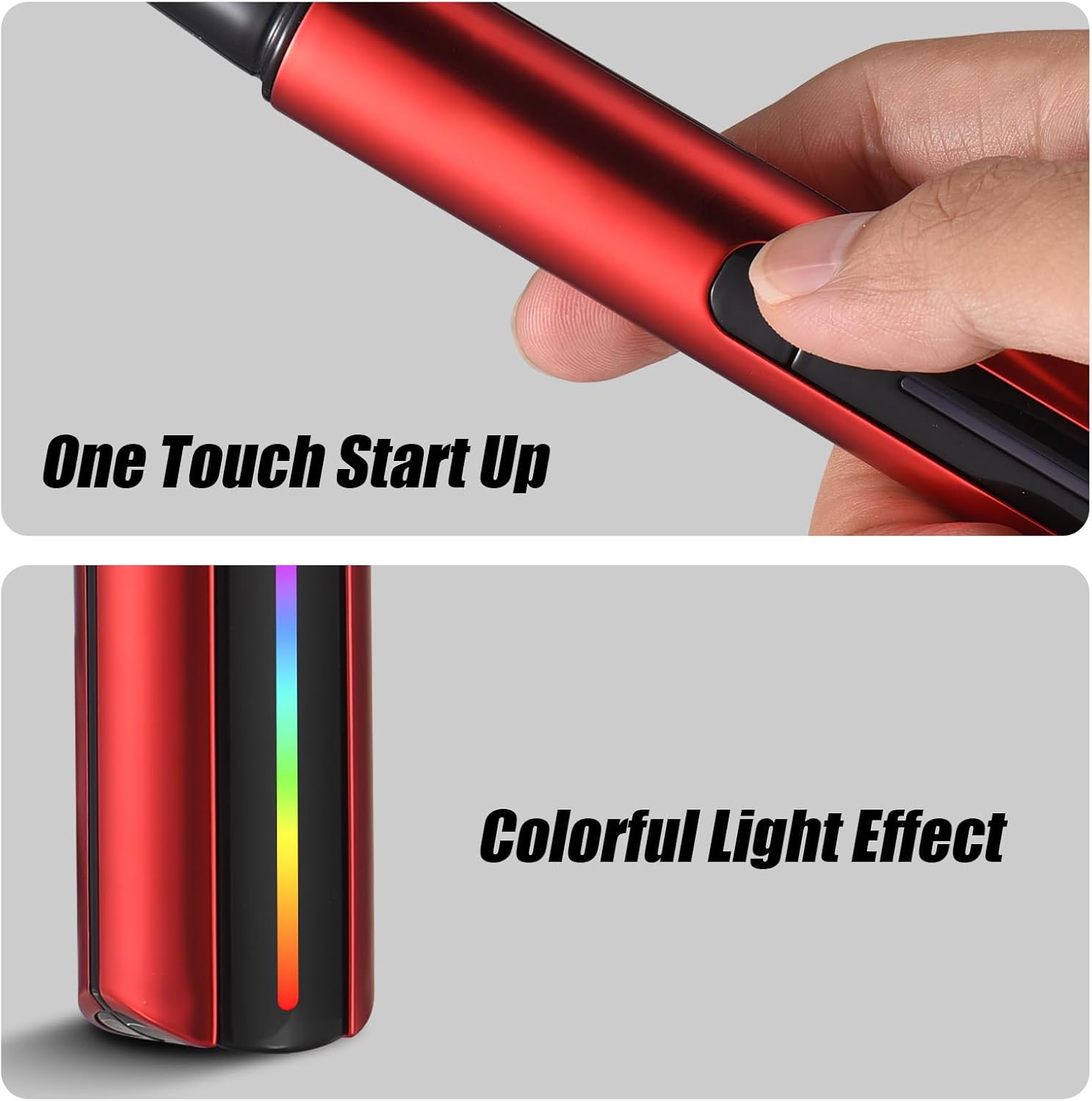 Reciprocating Detail Sander with 8pcs Sanding Head 3 Speed Adjustable Colorful Cordless USB Charging Electric Pen Sander with 12 Sheet Self-Adhesive Sandpaper and Storage Box