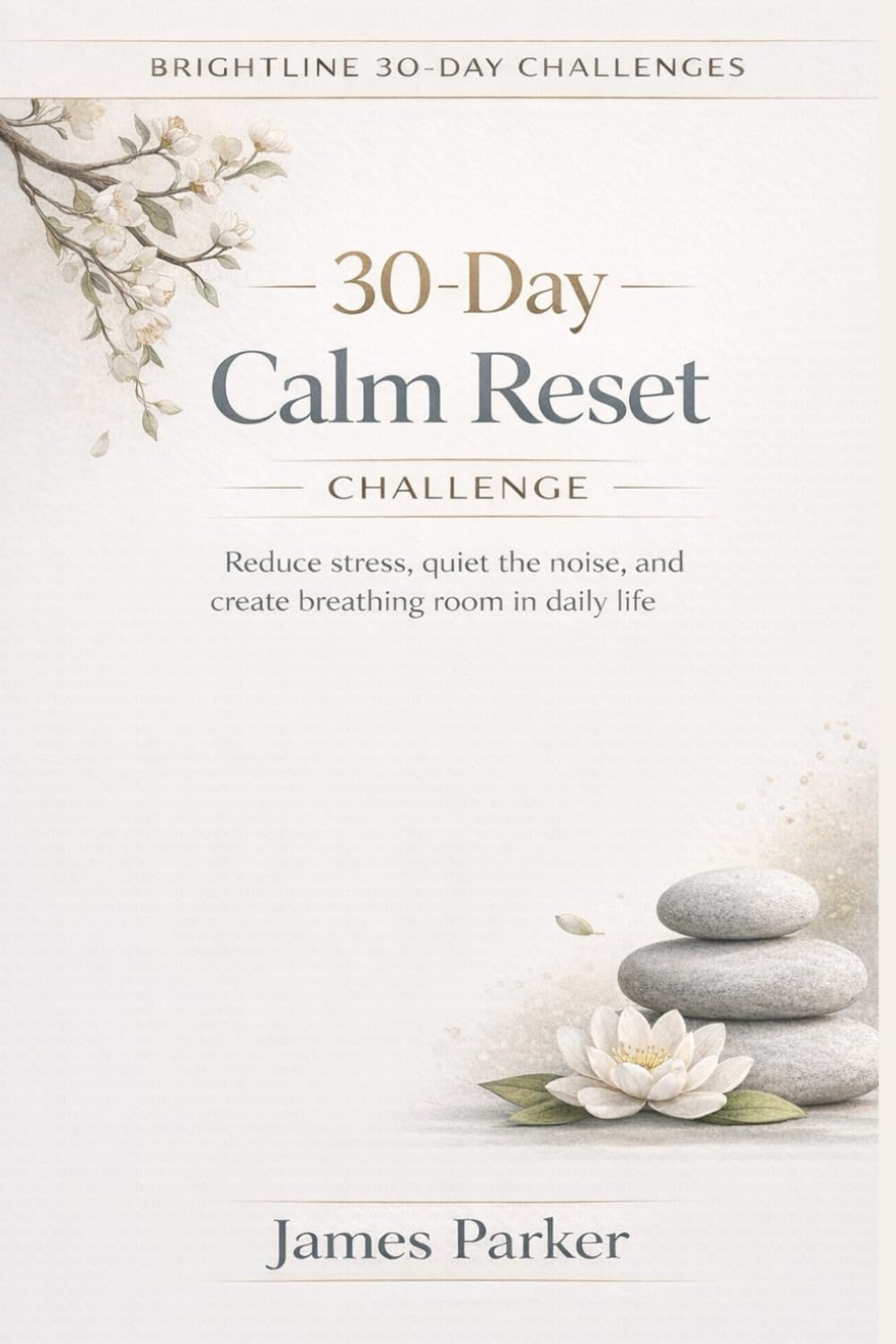 30-Day Calm Reset Challenge: A 30-Day Mindfulness Guide to Reduce Stress, Build Daily Routines, and Slow Down a Busy Life (Brightline 30-Day Challenges)