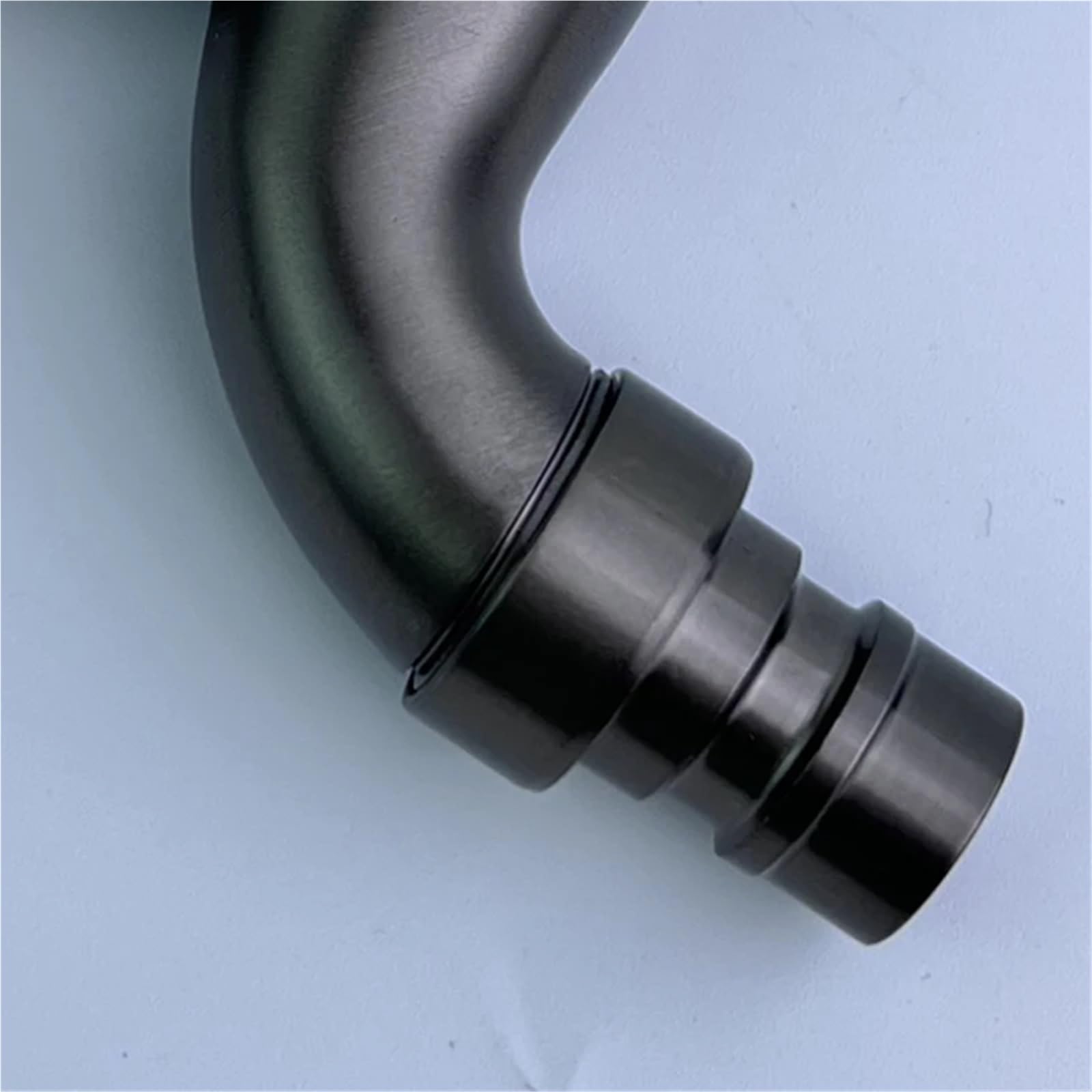 Grifo para Lavadora con Boquilla o aireador de Burbujas, de Acero Inoxidable, Negro Cepillado, Metal Gris (Gris)
