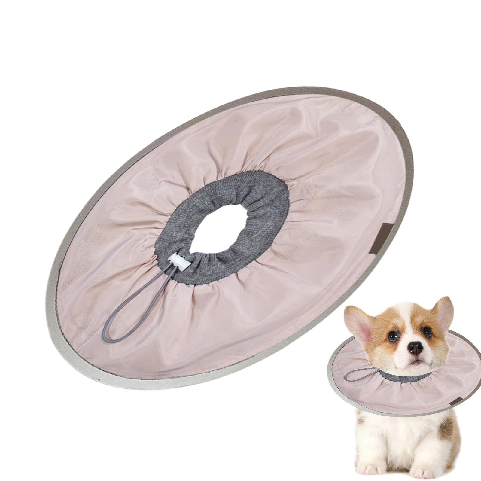 Cono de gato suave cómodo collar isabelino para mascotas pequeñas