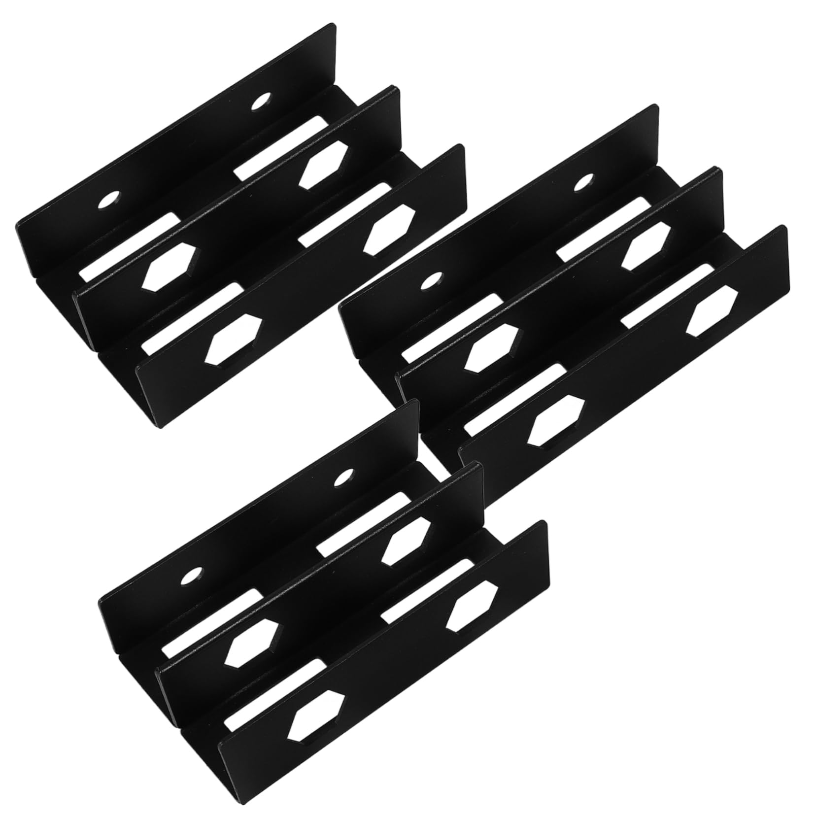 3 Juegos Soporte Escritorio para Laptop Montaje de Doble Capa Organizador de Espacio para Computadoras Incluye Tornillos Compatible con Laptops Teclados y Cajas de Cable