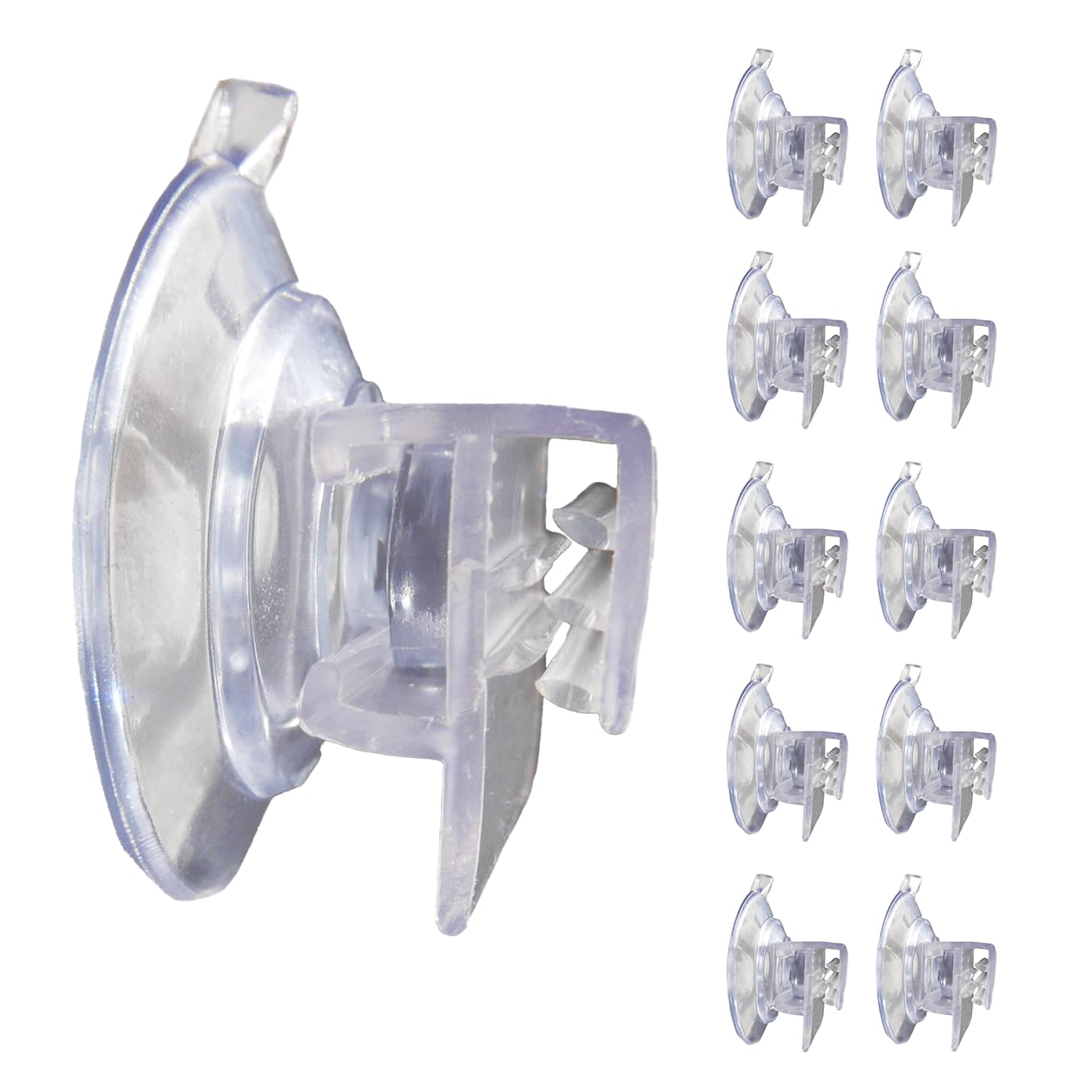 Suction Cup Sign Holder - Stick on Sign Grip for Windows, Glass Showcases & Wall Cases - 20 Pack