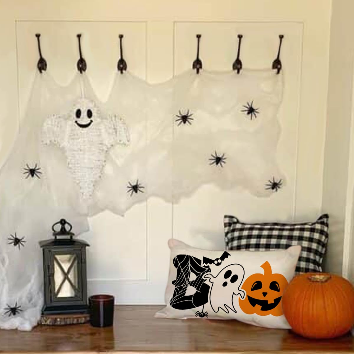 Amazon.co.jp: ハロウィンクッションカバー 12x20インチ ハロウィン