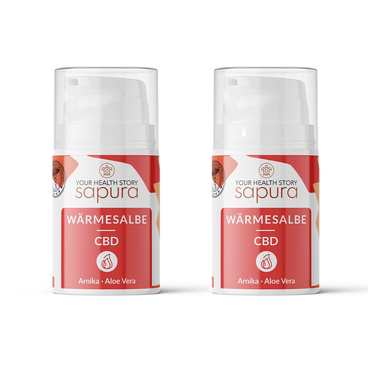 Wärmende CBD Schmerzsalbe mit Arnika + Aloe Vera - Intensiver 3-Fach Komplex - Extra starke Wärmesalbe (2)