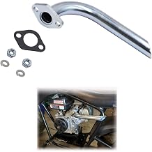 LOSTAR Custom Header Exhaust Straight Pipe Compatible with the Coleman CT200U-EX Minibike Performance Parts