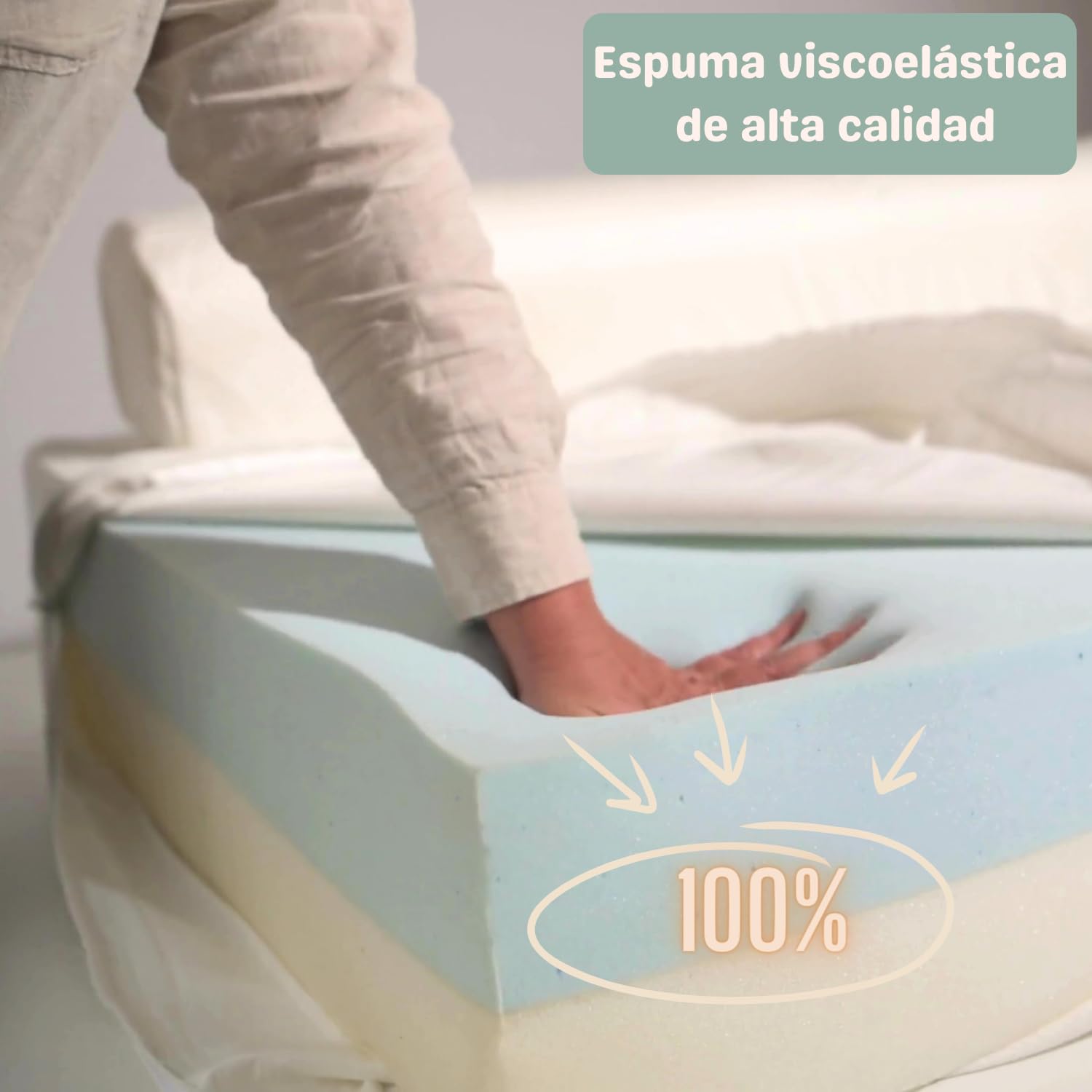 Cama de lujo hecho a mano ortopédica para perros extra pequeños ZEN PLUS - 100% impermeable y lavable - Espuma viscoelástica (8cm) - Cama para perros que calienta y refresca (Rosa, X-Small)