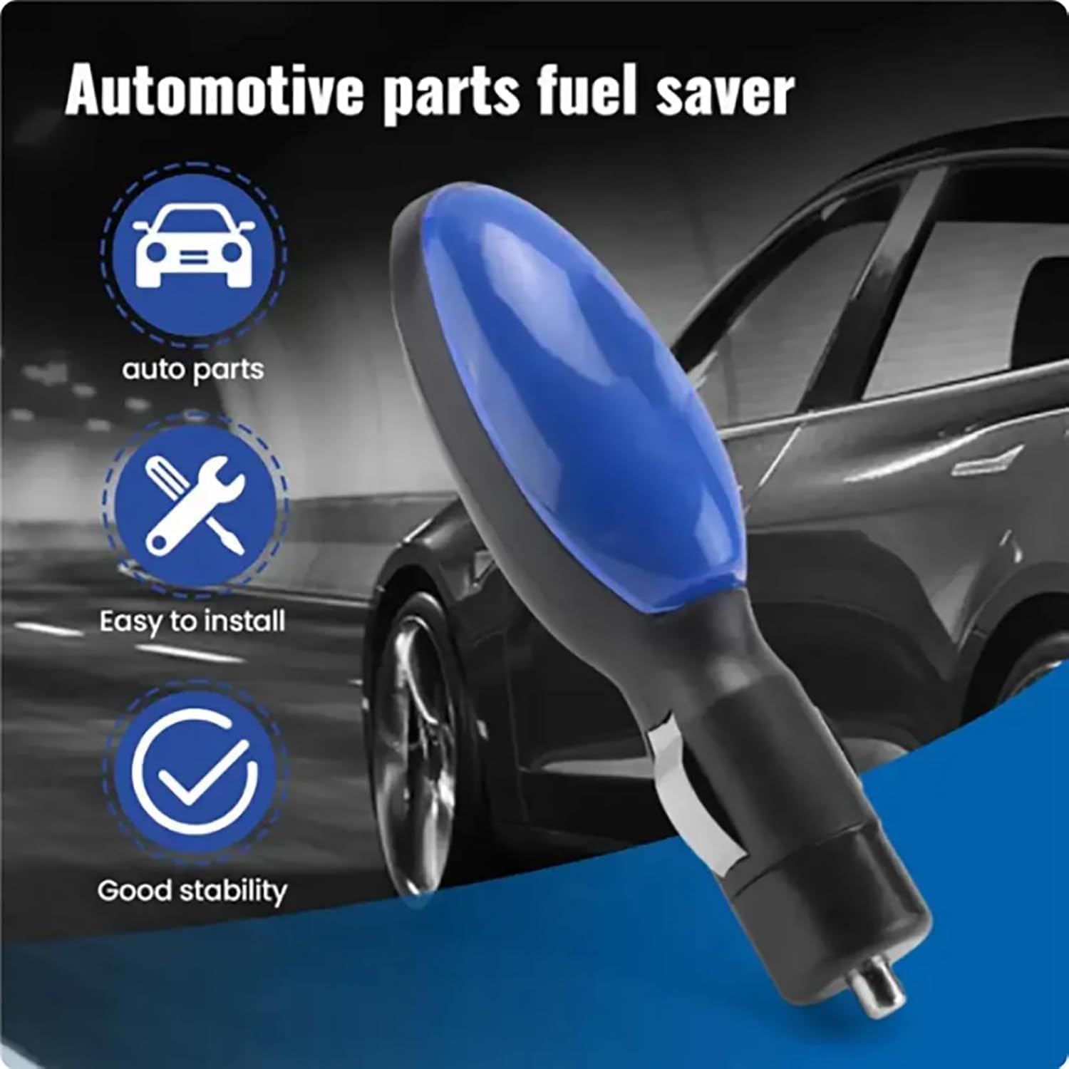 2PCS Automotive Fuel Saver Device for Cars, Fuel Sync Gas Saver Plug in Tool, Car Fuel Saver Save for Filling Gasoline Water Diesel For Truck, Car - 5