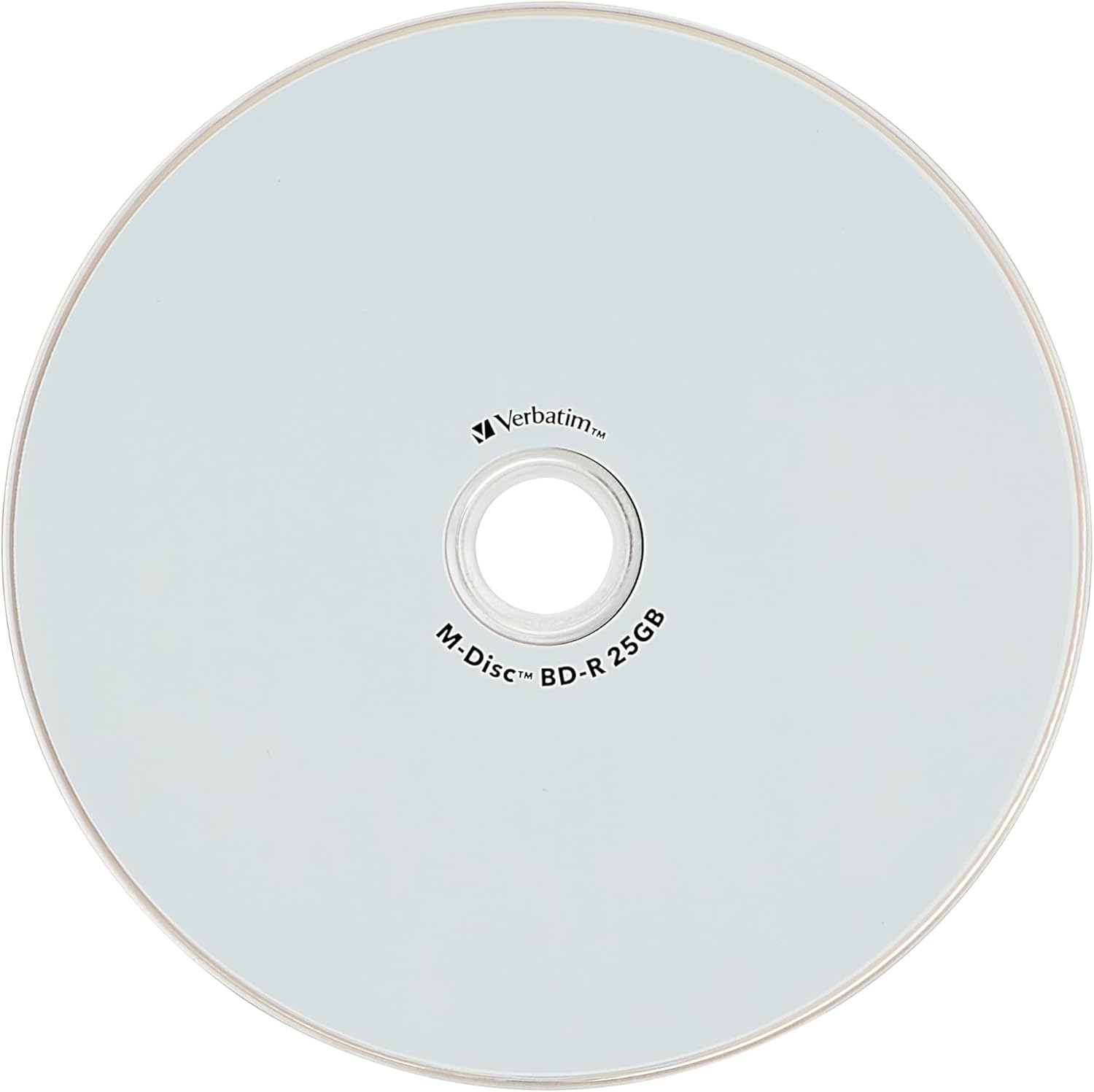 Verbatim M DISC BD-R 25GB 4X Lifetime Archival White Inkjet Hub Printable Blank Blu-Ray Recordable Media – 10pk Spindle