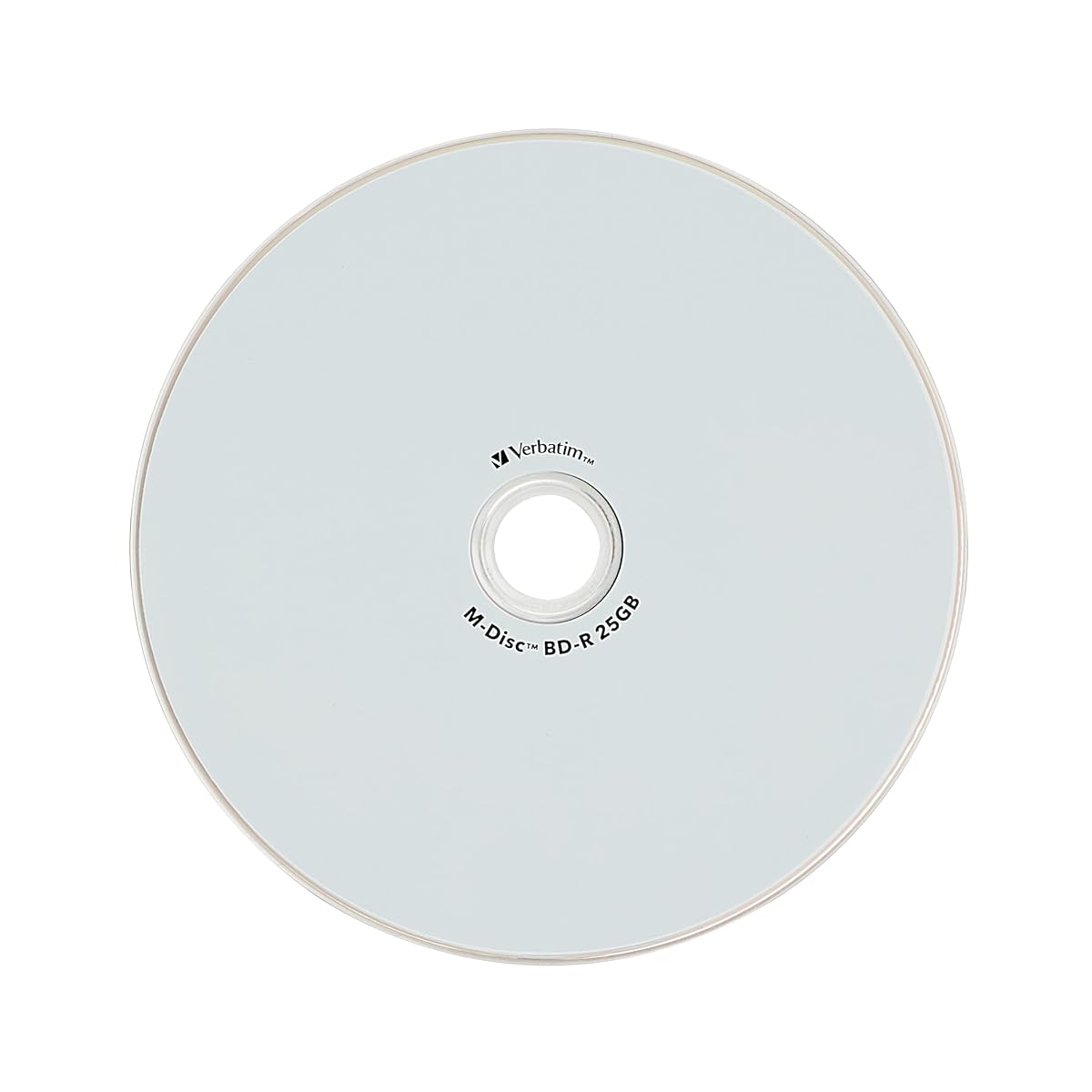 Verbatim MDISC Bd-R, 25 GB, 4-Krotna Prędkość Wypalania z Powierzchnią do Drukowania, Płyta Blu-Ray, 10 Szt, Wrzeciona | Nośnik danych M-Disc z warstwą przypominającą kamień do długoterminowej archiwizacji ważnych zdjęć, filmów i dokumentów