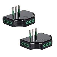 FANTON 82251-B2 Set 2 pz adattatore presa tripla piatta SALVASPAZIO