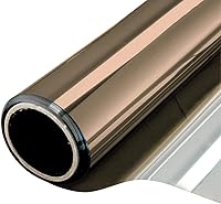 Vista 28 de WPCTEV - Película para ventana con efecto espejo unidireccional para privacidad diurna, control del calor y rayos UV, adhesión estática, plateado, 6