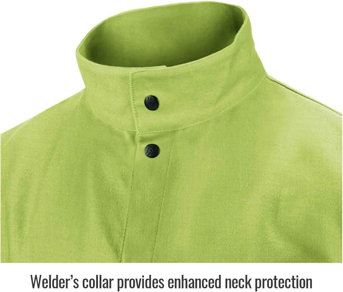9 oz. Flame-Resistant Cotton Coat - 30" Lime Green Size