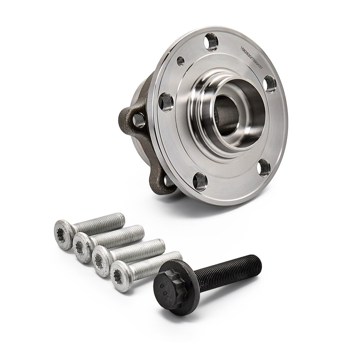 RIDEX 654W0009 Kit de roulement de roue des deux côtés de l'Avant avec bague magnétique intégré avec vis/boulons Compatible avec VW Golf 7 3/5 portes 5G1, BQ1, BE1, BE2