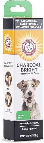 Miniatura 3 de Arm & Hammer Pasta de dientes de carbón brillante para perros, carbón  Apto para mascotas, pasta de dientes natural para perros y ambientador de