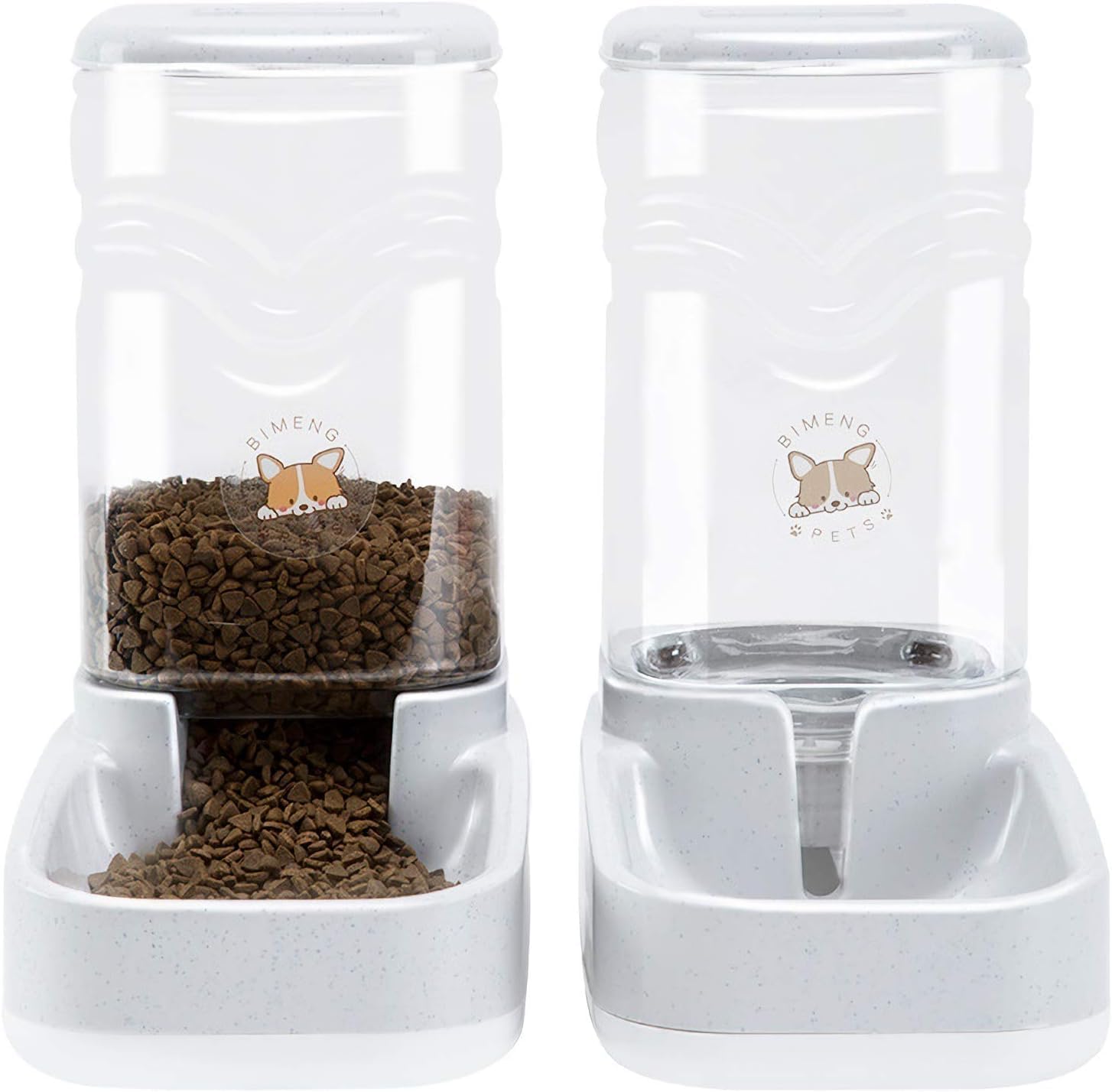 Old Tjikko Automatic Pet Feeder,Dog Water Dispenser,Automatic Pet Feeder Dog/Cat Food with Water