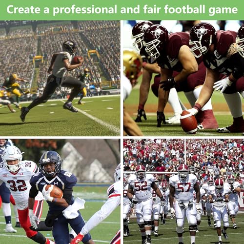 HAOBIN 6 Stück Fußball Schiedsrichter Down Indikator Fußball Down Indikatoren Fußball Armband Schiedsrichter Fußballspiel Zubehör für Fußball Schiedsrichter Fußballspiele Sportfans