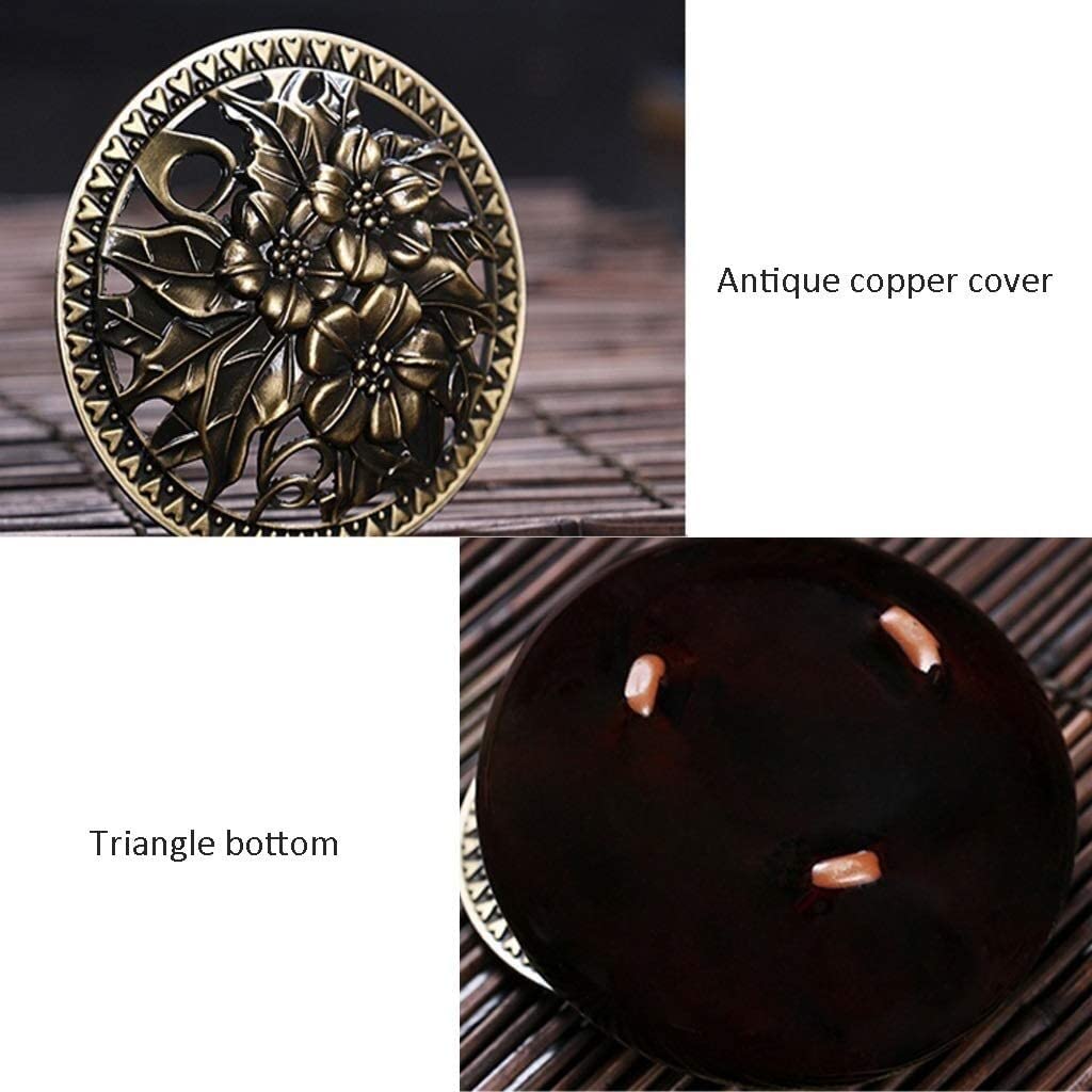 Räucherstäbchen Räuchergefäß Halter 2 Stück Keramik Räuchergefäß Aschefänger Räucherstäbchen Kegelspule Brennerhalter Home Room Buddhistisches Dekor Räucherstäbchenhalter Zuhause Büro Yoga(Grün)