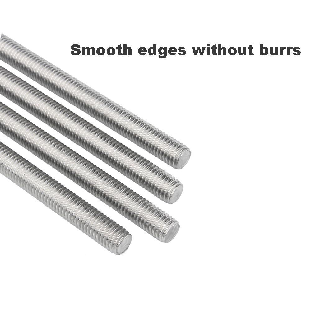 Stainless Steel Threaded Rods - 16" Right Hand -3
