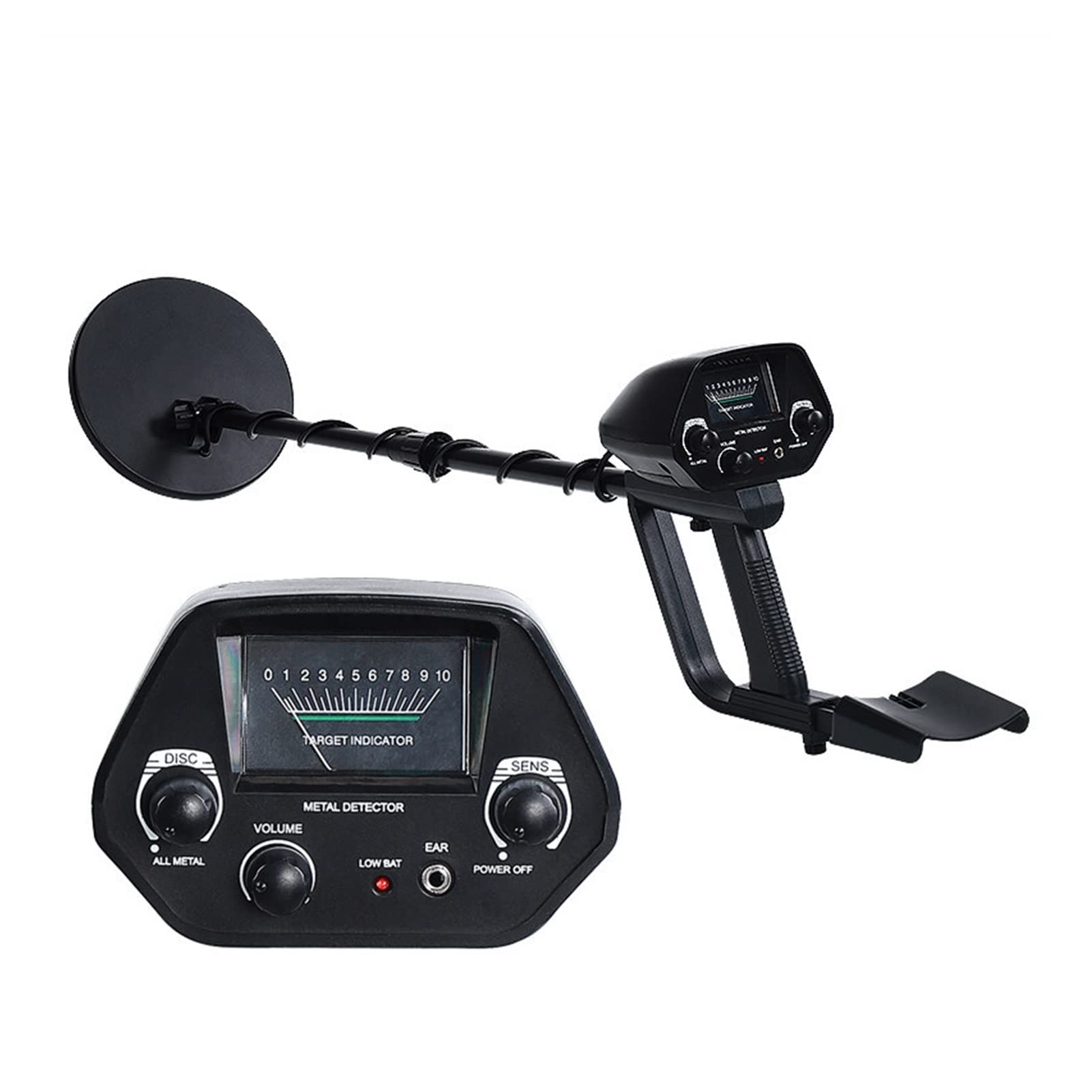 Cfwwsaq One Color Metal Detector, Metal Detector Gold Finder Treasure Hunter Bounty Hunter Metal Detector Waterproof Adult, Child Metal Detector