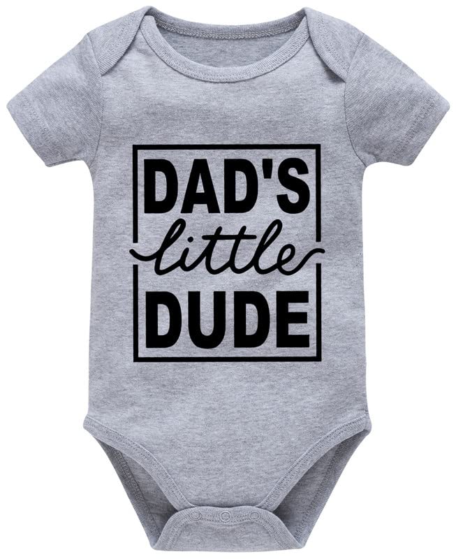 Viuluti Loveliness Dads Little Dude 2030 Clever USA Baby Boy Girls Onesie Bodysuits Outfits Arts Crafts