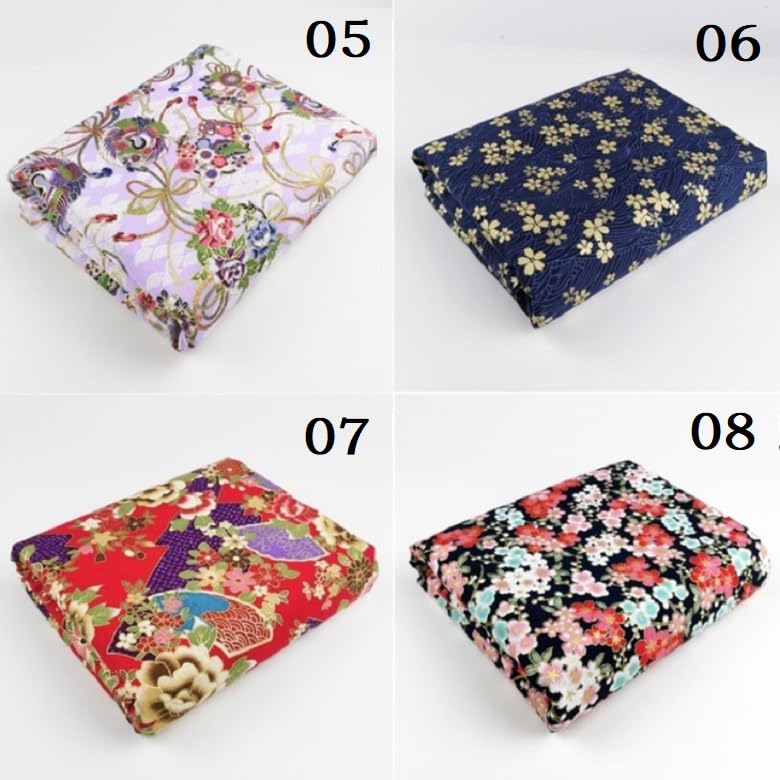 Japan Wrap The Cloth Cotton Line, 45–95 cm, 10 Stück, wiederverwendbares Geschenktuch mit blauem Vogel(Blue Bird,95 * 95cm)