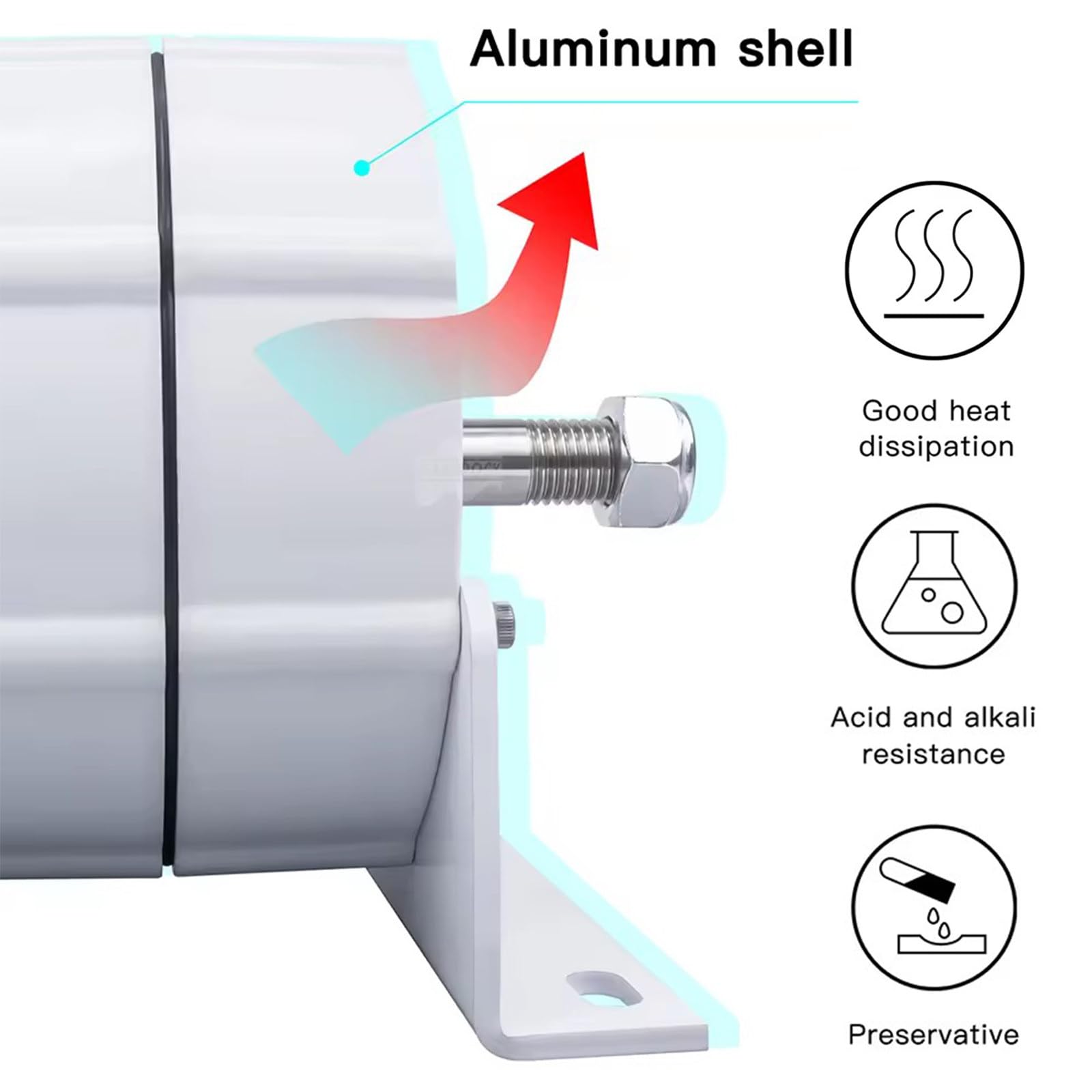Generador de imán Permanente de 12000 W, trifásico, sin Engranajes, de Bajas revoluciones por Minuto con Base, solución eficiente de energía Libre para Aplicaciones industriales, Fuente de a