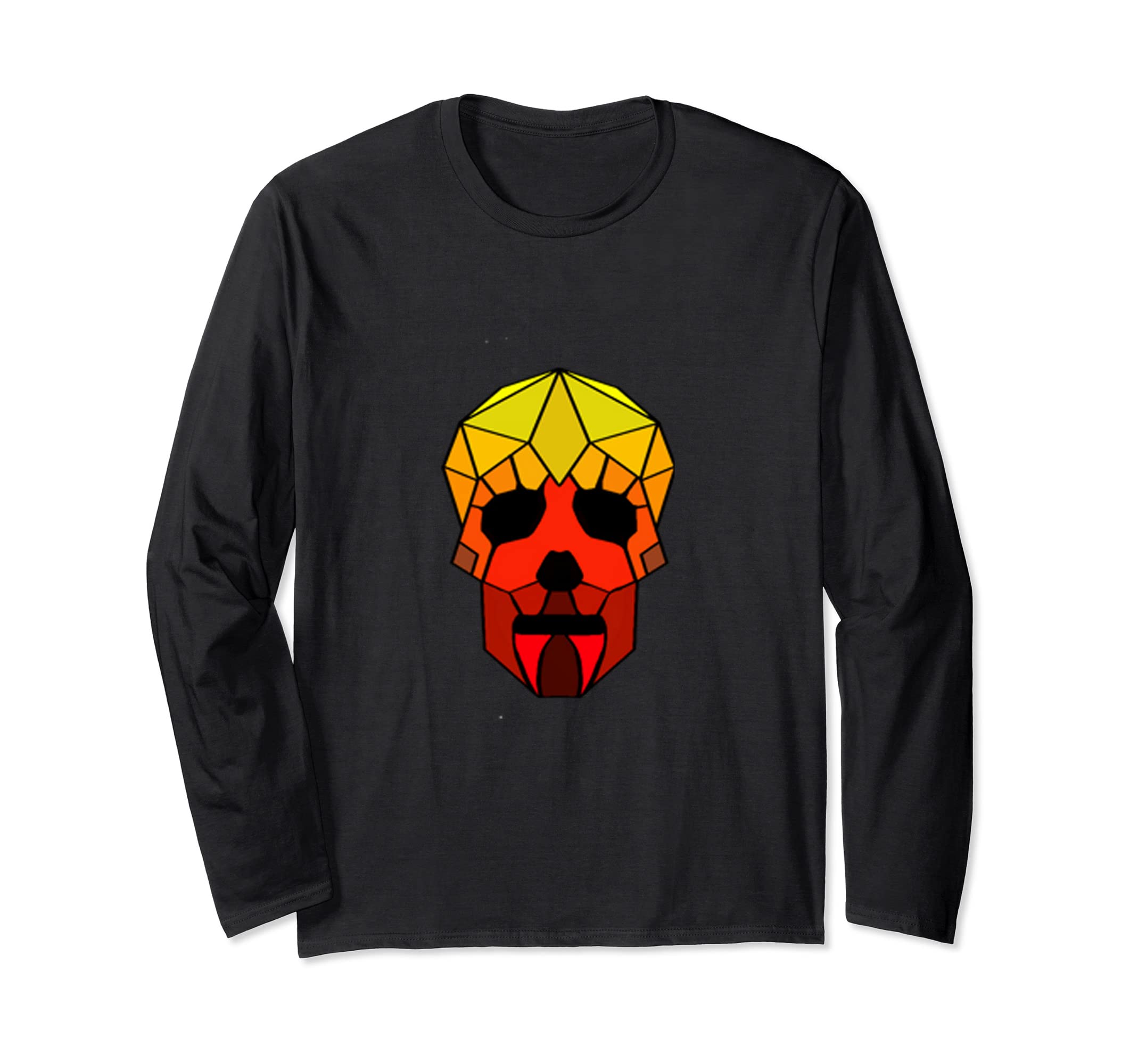 Amazon.com: Cool fire skull size S-XXXXXL Long Sleeve T