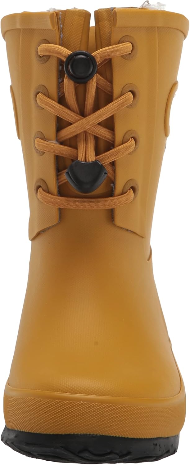 BOGS Unisex-Child Amanda Plush Lace Ii Snow Boot 7 Toddler Saffron