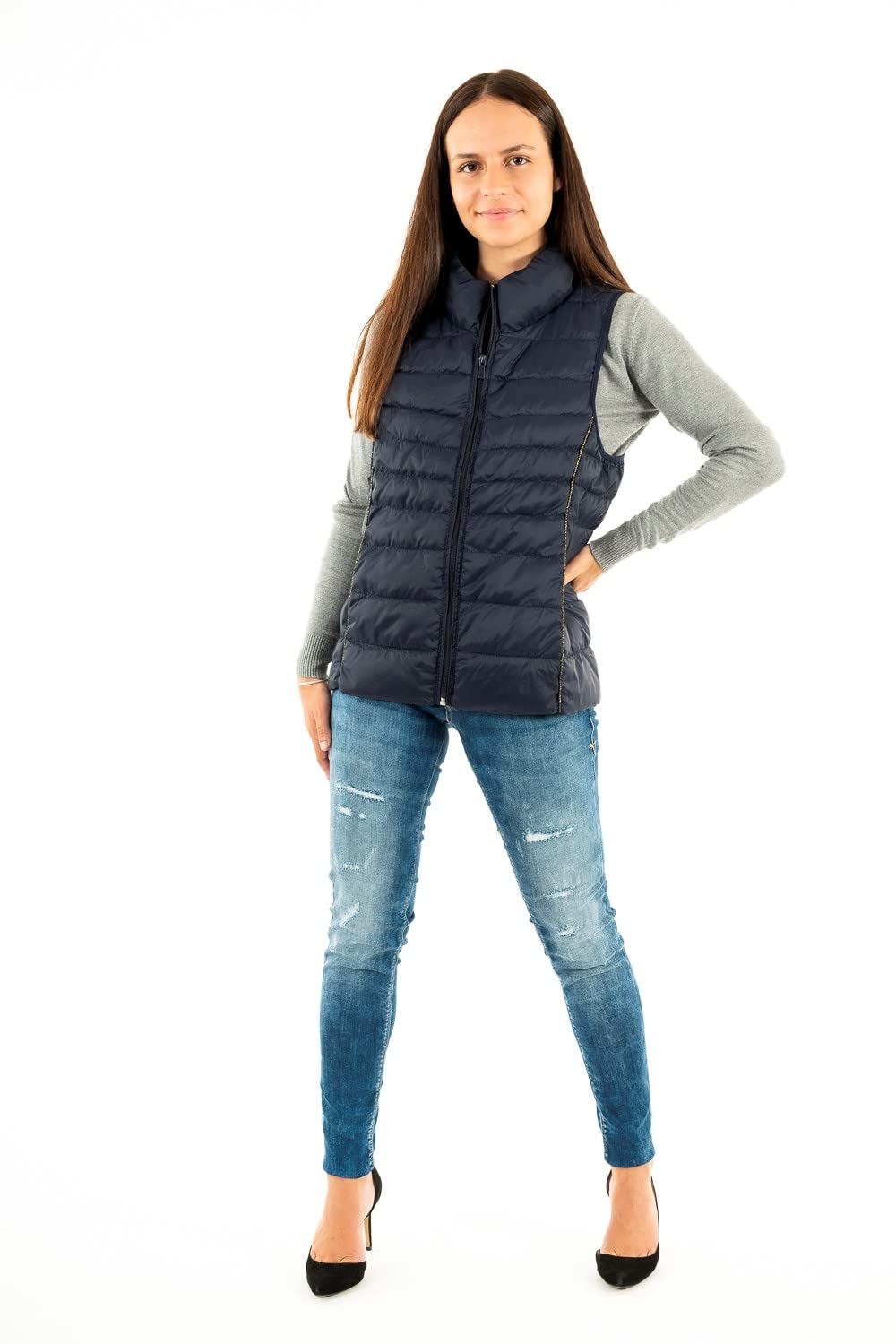 ONLY Onlnewclaire Quilted Waistcoat Otw Noos Manteau Femme