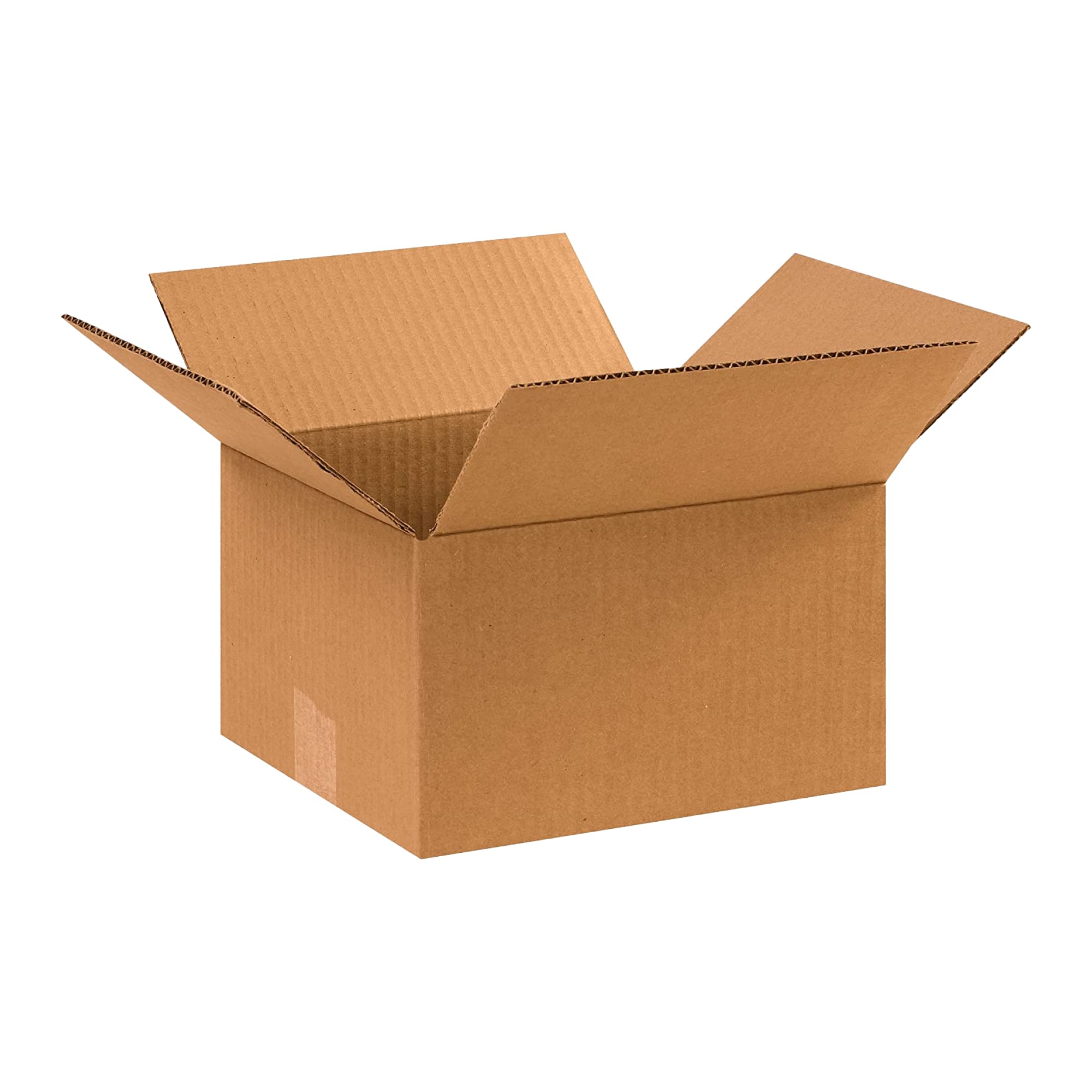 Partners Brand P1096 Cajas de cartón corrugado, 25 cm de largo x 22 cm de ancho x 15 cm de alto, Kraft (paquete de 25)