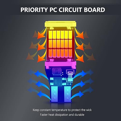 Miniatura 4 de Pack-4 T15 4014 45SMD - Luces LED de marcha atrás para automóvil, 12 V, 6500 K, bombillas de señal de giro para automóvil, 800 lúmenes, luz de freno