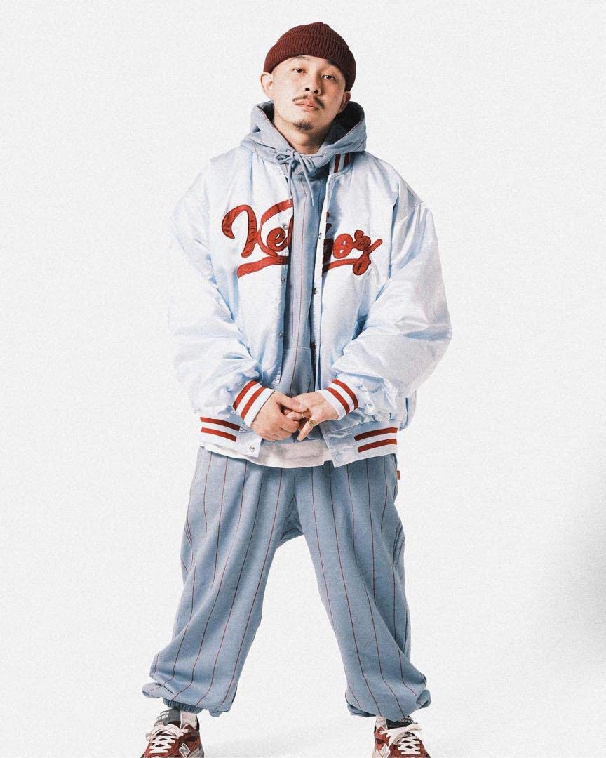Amazon.co.jp: KEBOZ セットアップ BB STRIPED SWEAT PANTS : ファッション