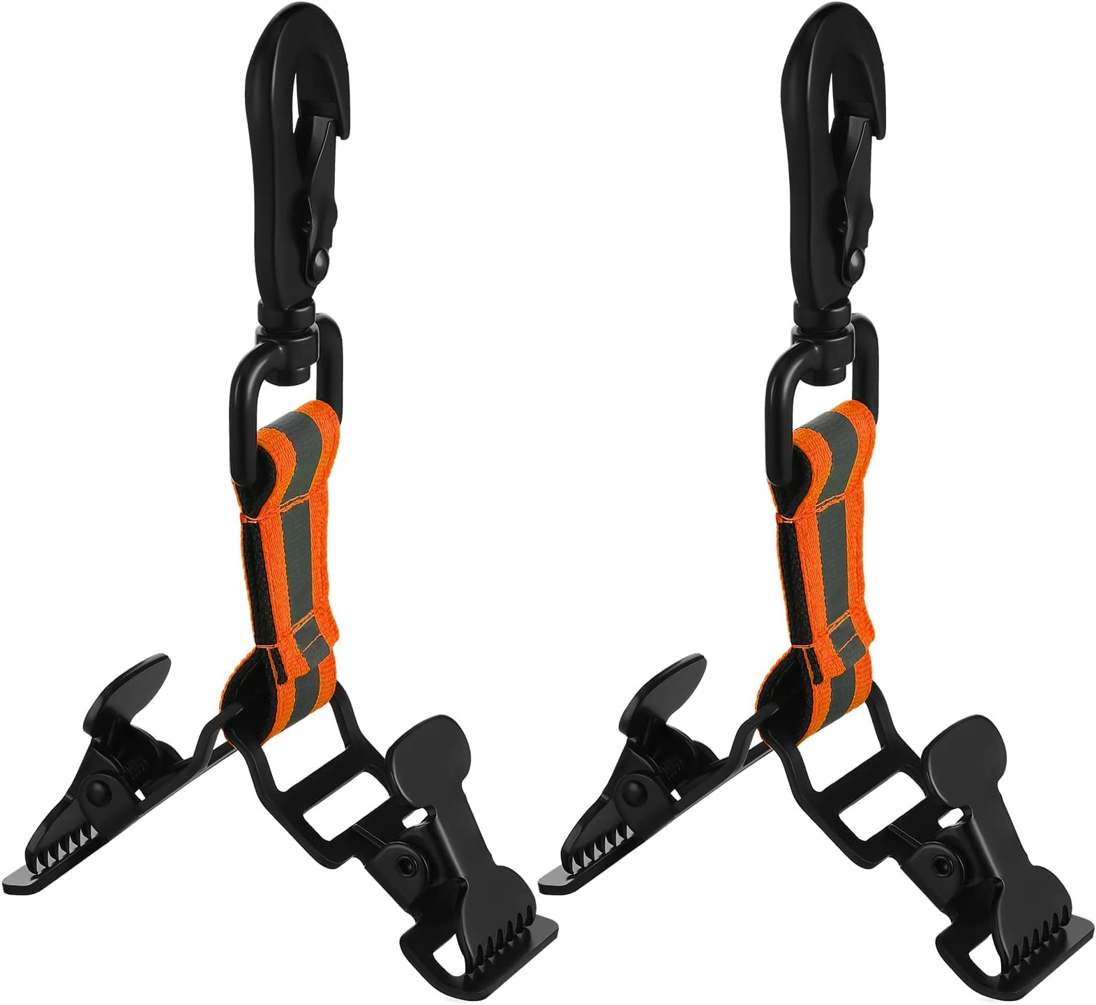 Yingzhao 2 Pieces Firefighter Glove Clip for Work Safety Glove Holder Strap Belt Clip for Work Firefighter Rescue