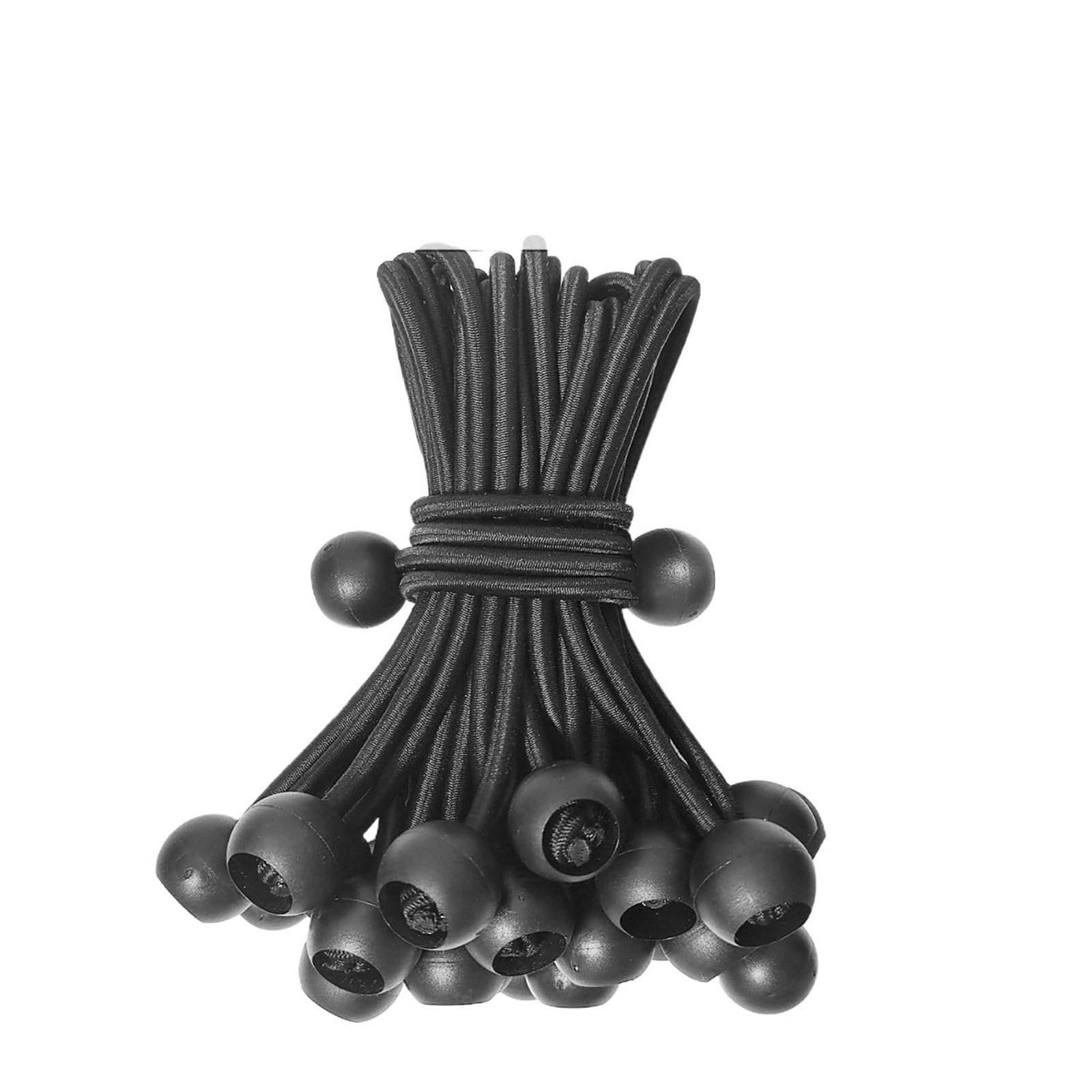 Ball Bungee Cord 20 Pcs Ball Bungee Cord Heavy Duty Balls Tarp Tie Down Canopy Camping Tents(15cm)