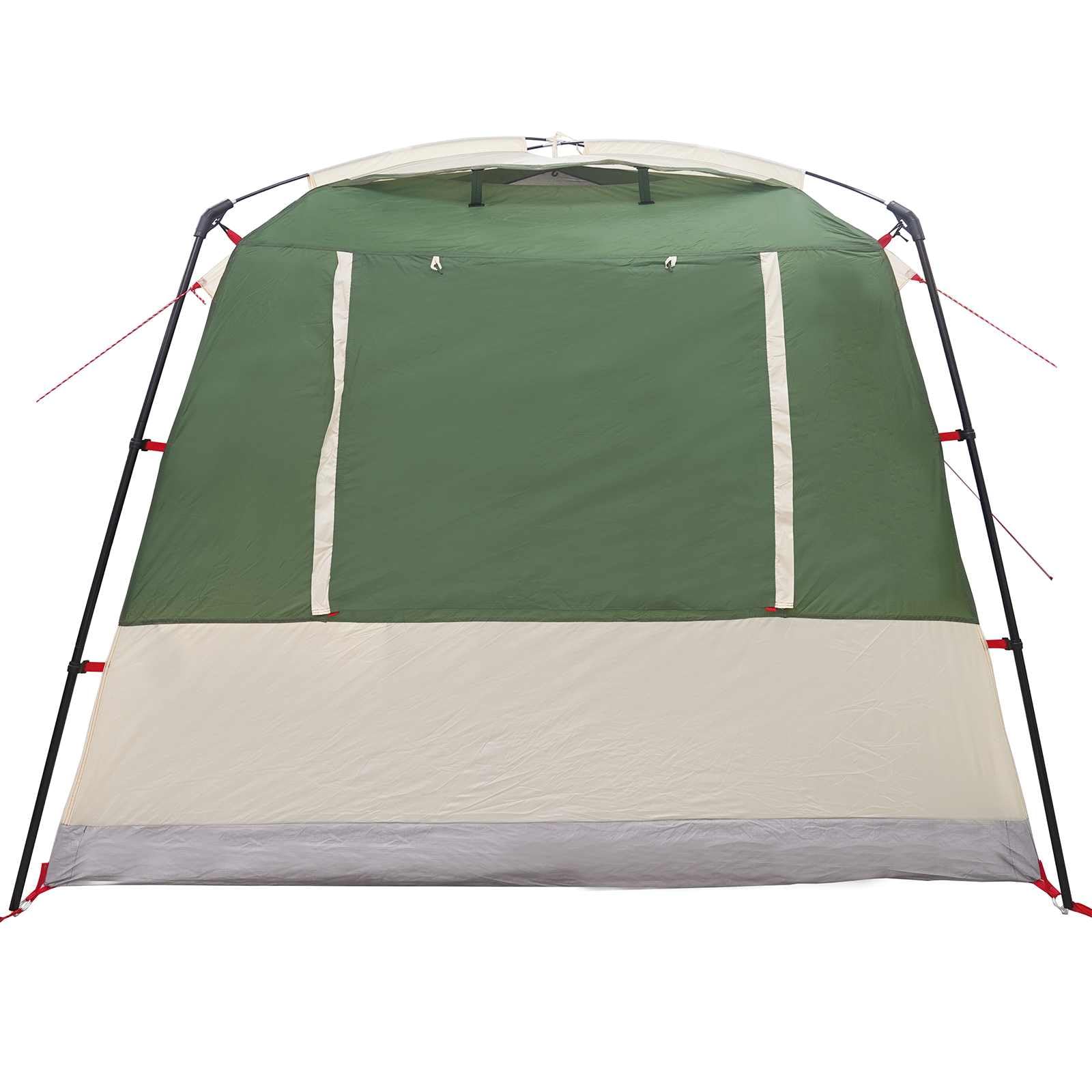 Toilettenzelt Grün wasserdicht aus 185T Polyester mit PU-Beschichtung, 310x310x221 cm, für 10 Personen, Campingzelt mit Belüftung, Outdoor Unterstand, einfach aufzubauen