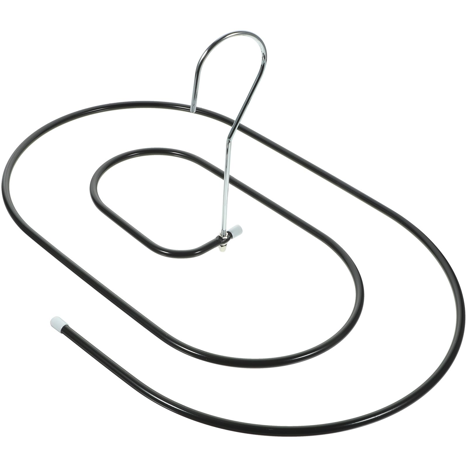 Cintre spirale gain de place pour étendre une couette en intérieur de maison