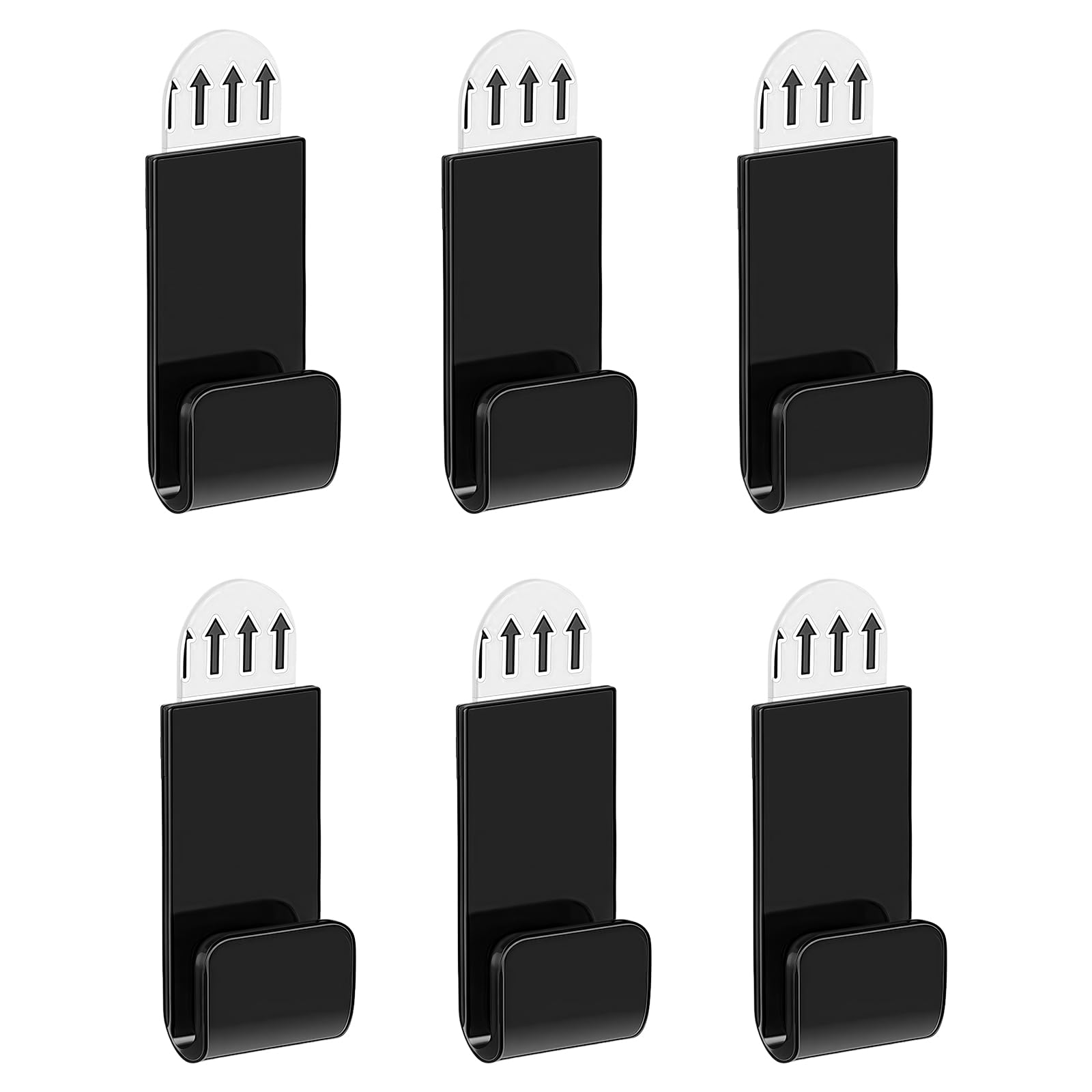 ZWWAAZHF 6PCS Acrylic Wall Display Shelves for Vinyls Records Removable Adhesive Mounting Systems Space Saving Storage Rack Adjustable Spacing Album Display