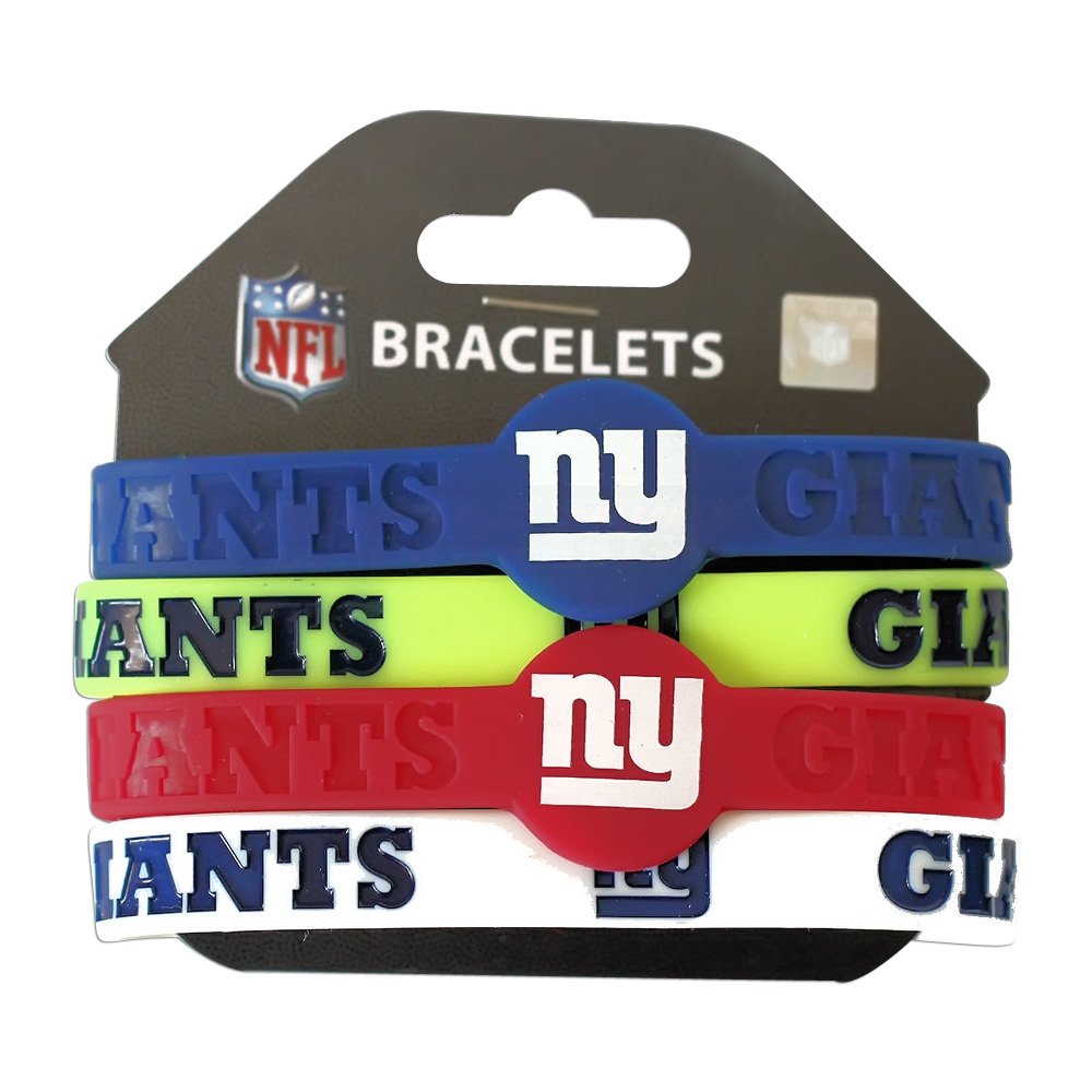 NFL Silicone Bracelets, 4-Pack