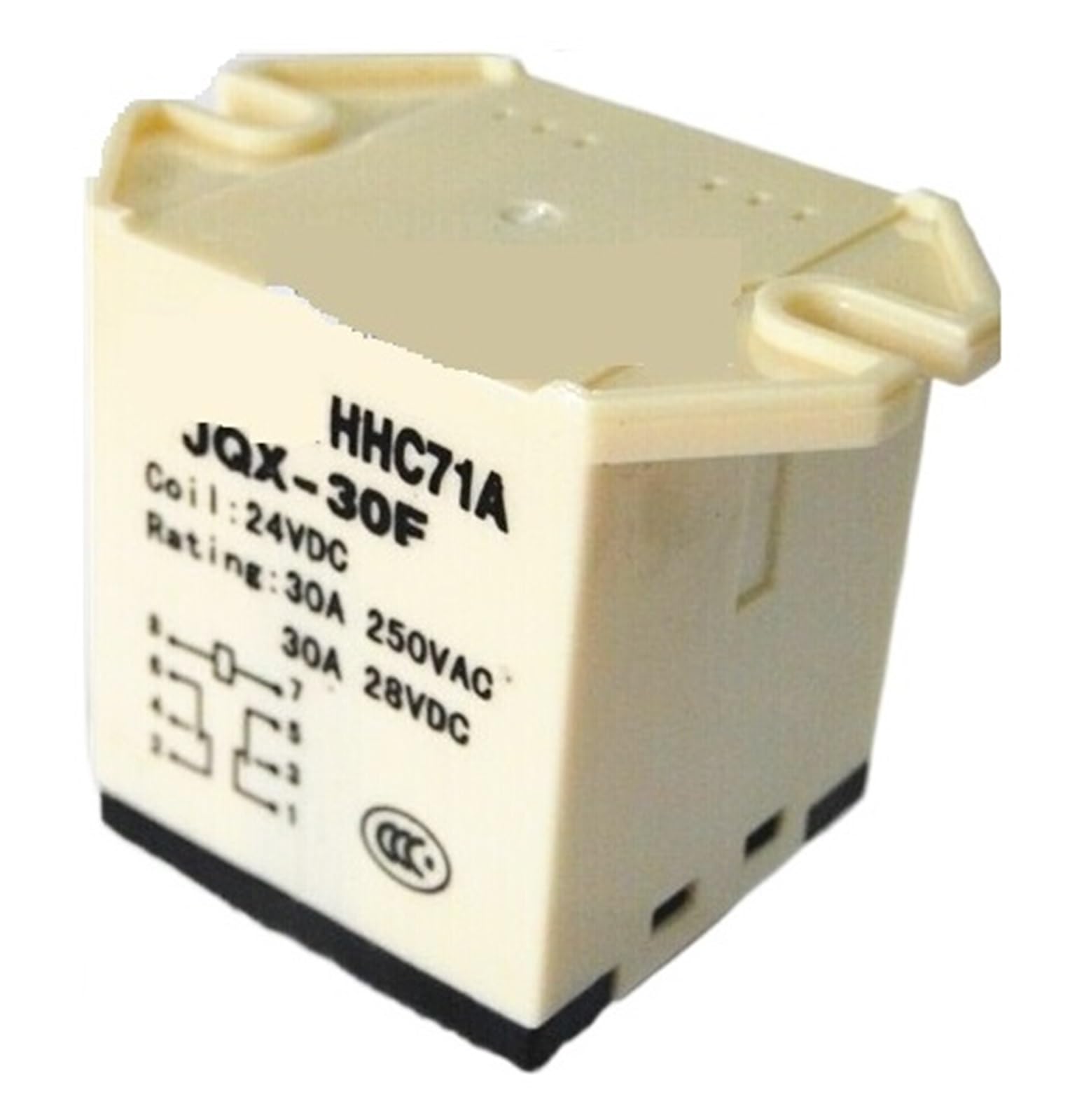 HHC71A JQX-30F-24VDC Relais 30A Evite la Surchauffe de vos Cartes DIP8