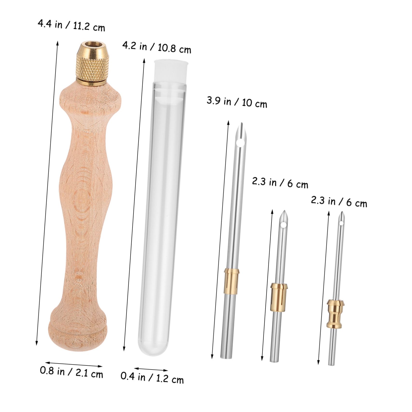 Homoyoyo Punch Needle Kit for Adults Embroidery Pen Tool Replaceable Needles Detachable Design